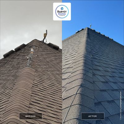 Residential Roofing Repair using Tamko Heritage Shingles