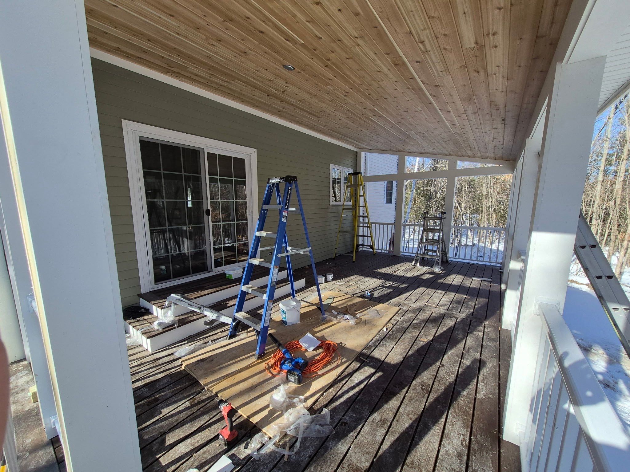 Nottingham Deck Demo - Three Season Build by Tall pine roofing
