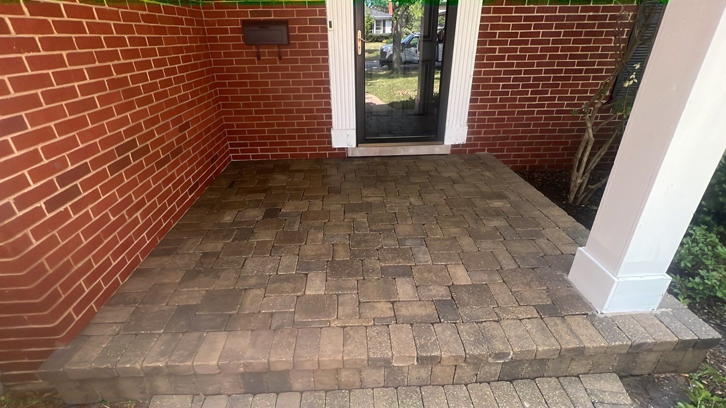 Brick paver clean, sand and seal.  using Surebond SB-1300 by Northern Power Washing LLC.