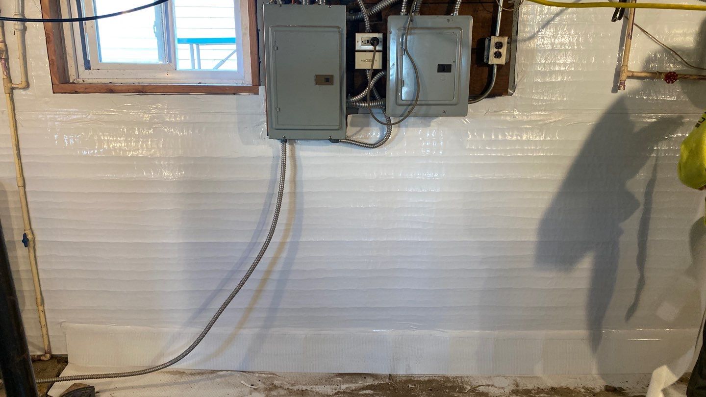 Interior Basement Waterproofing System by Toledo Basement Repair 