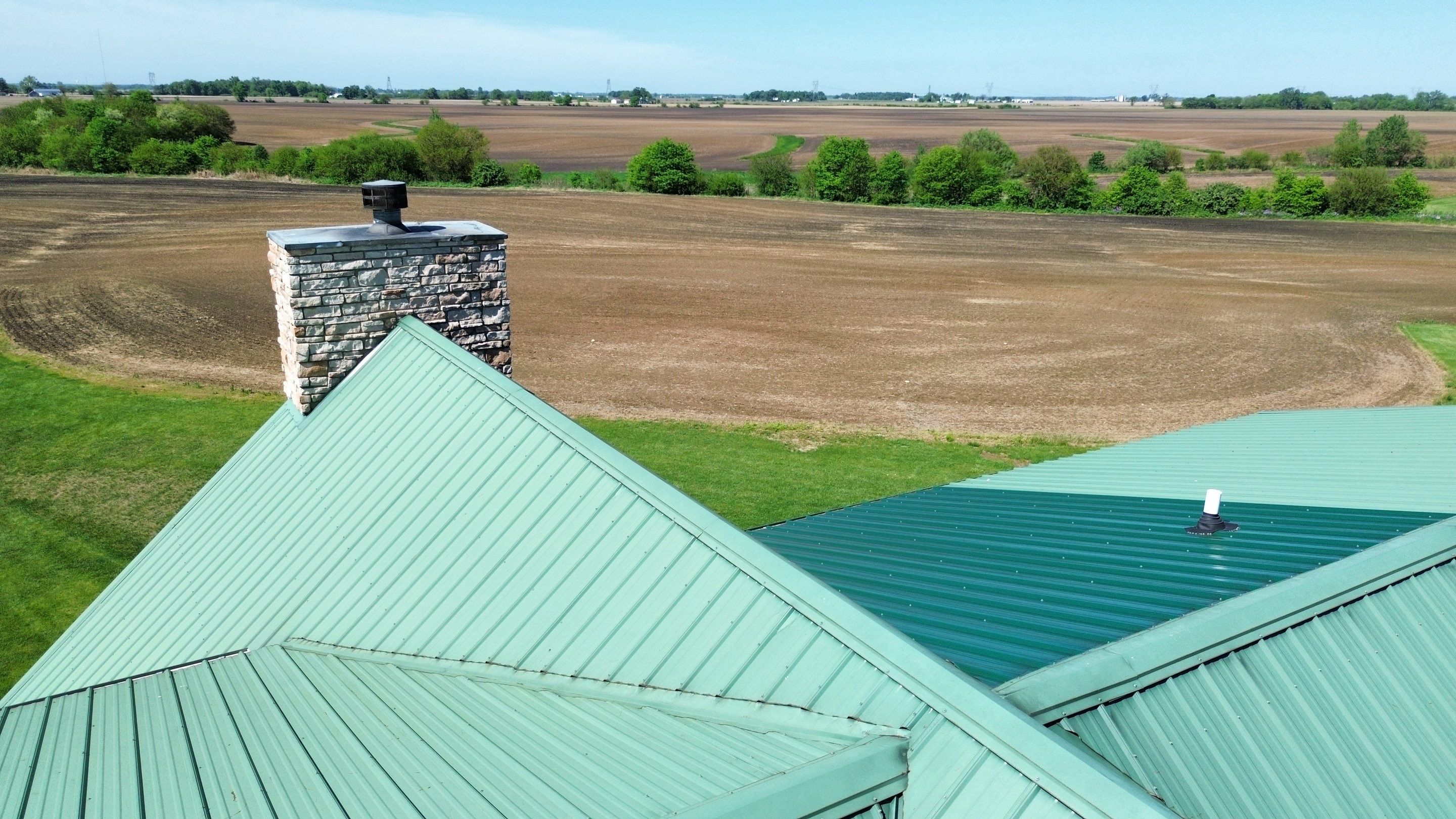 Residential Roofing Installation using Performance Panel Metal - Frost Black by RoofX 