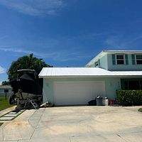 .032 Aluminum 1.5" Mechanical Seam Regal White  by Total Roofing System The Metal Roof Experts