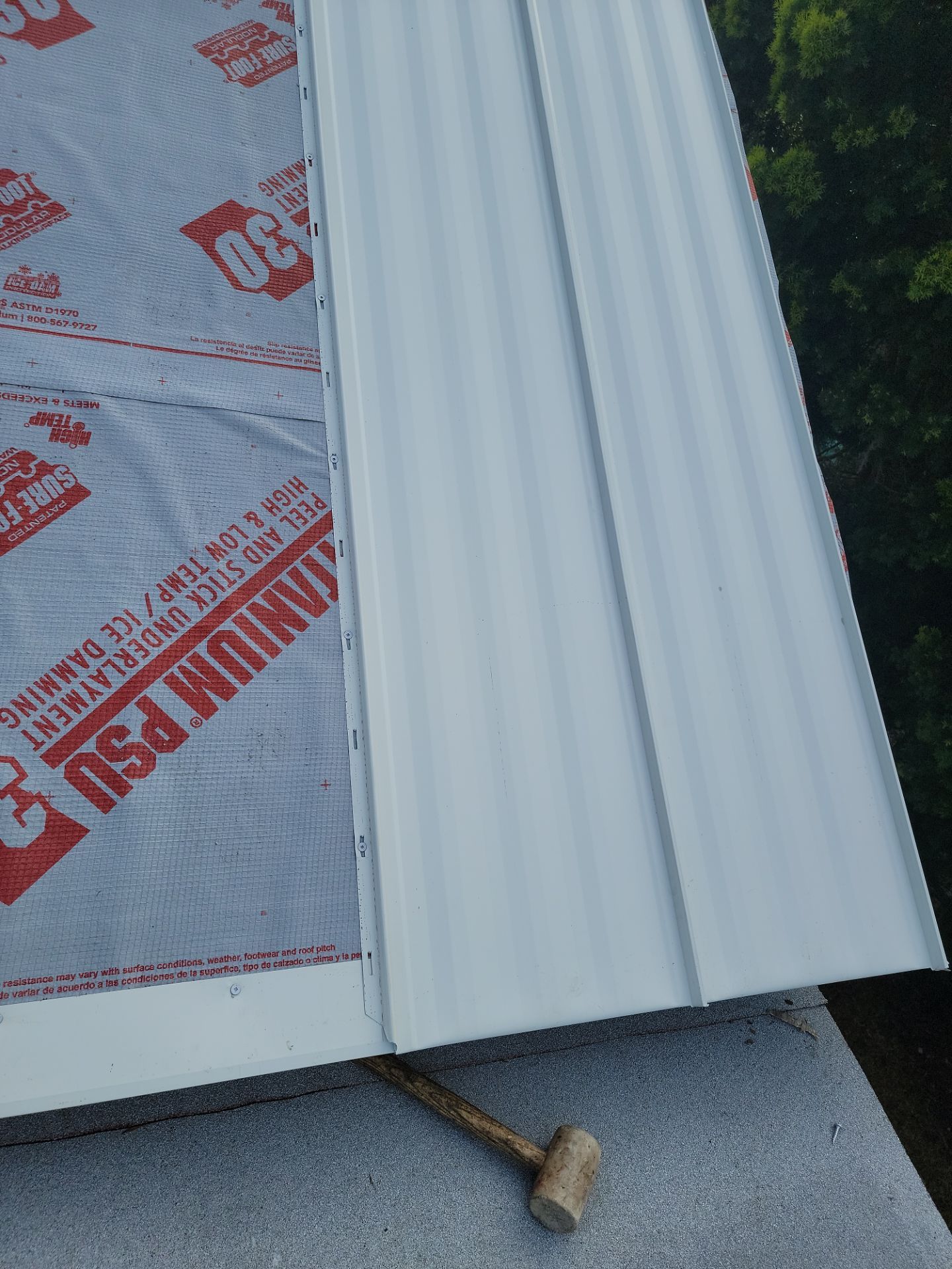 Residential Roofing Installation using Aluminum Metal Roof by Galaxy Builders, Inc.