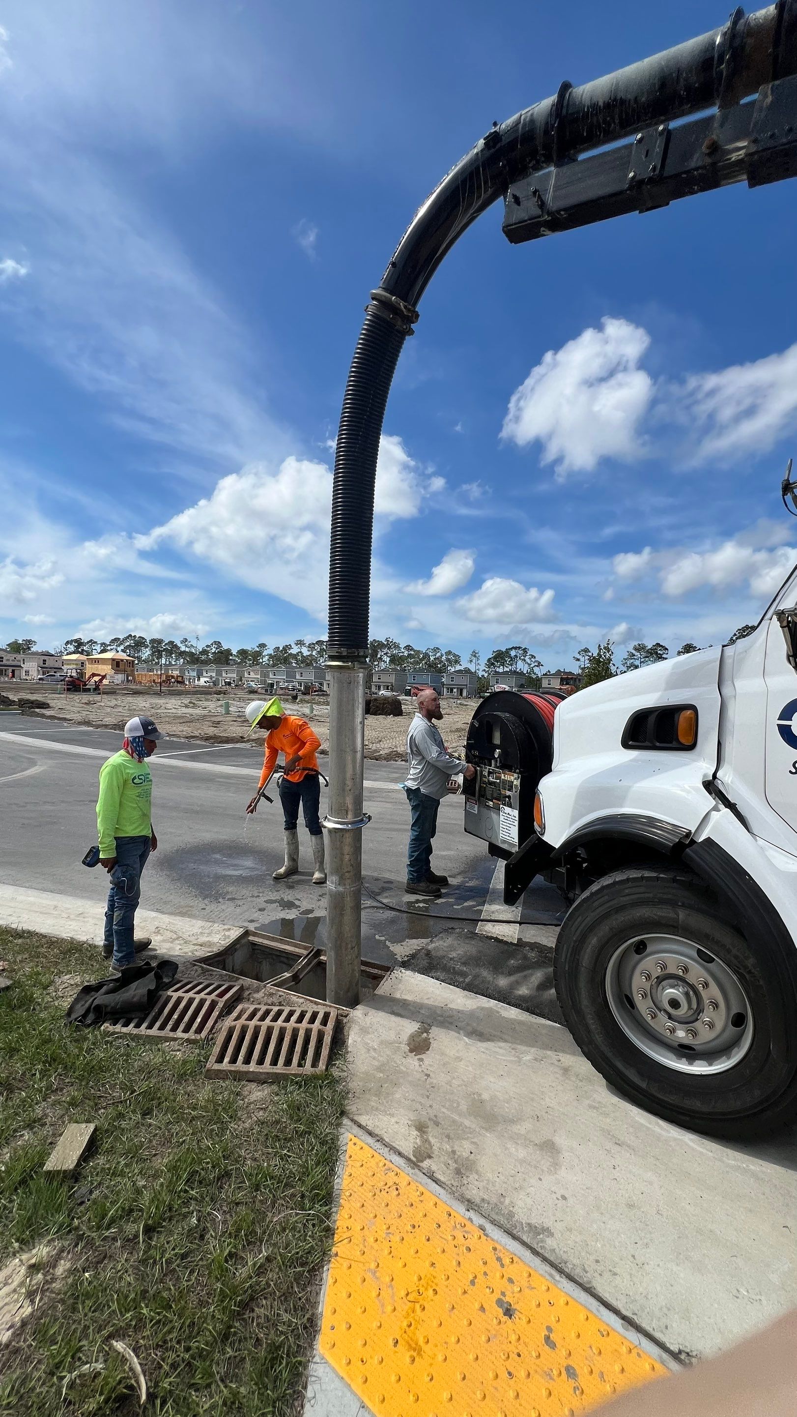 New Community Stormwater System Catch Basin Cleaning by Don Mar, Inc. Storm Water Solutions