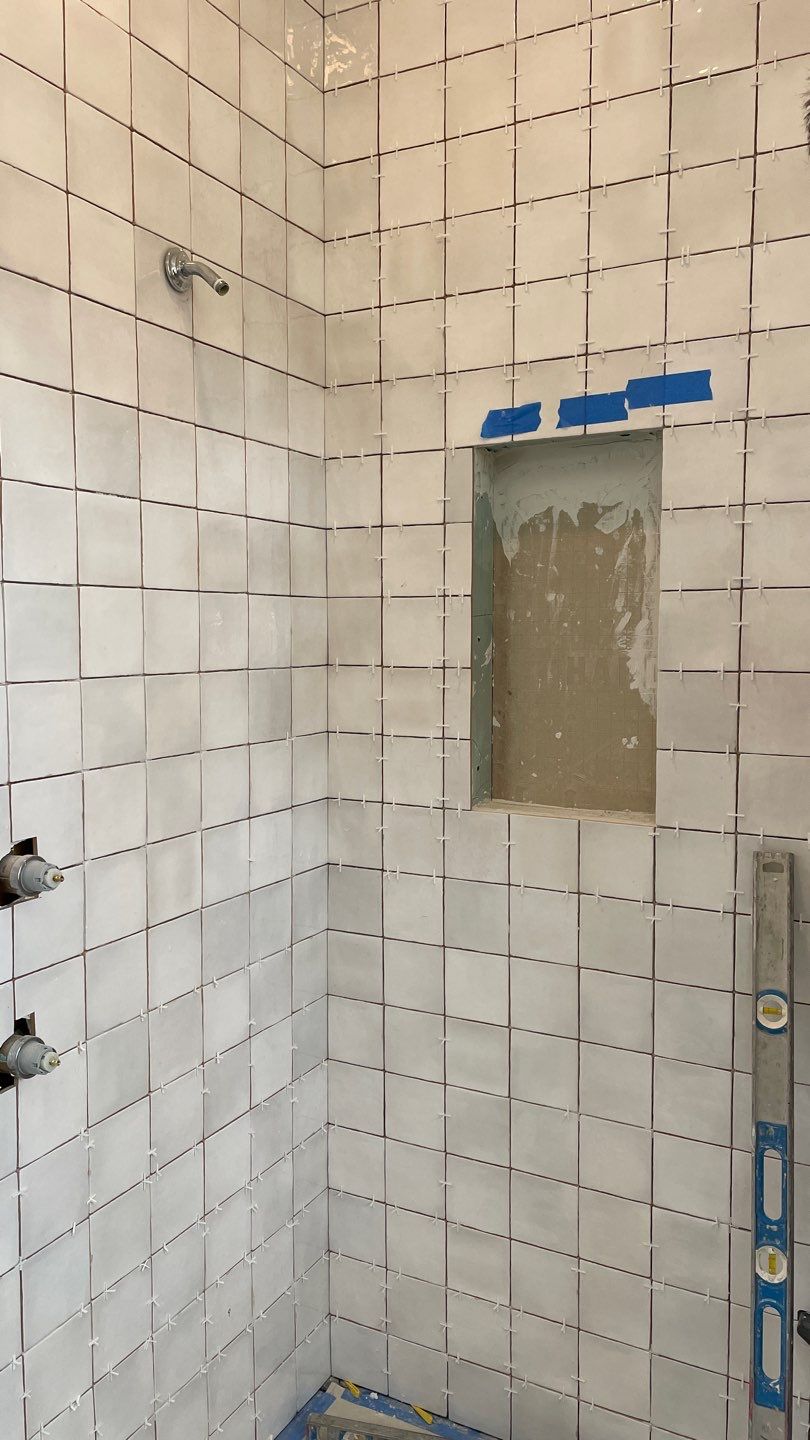 Glamorous Tile Shower Remodel by Footprints Floors of East Atlanta