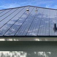24ga 1" Nail-Strip Charcoal Gray  by Total Roofing System The Metal Roof Experts