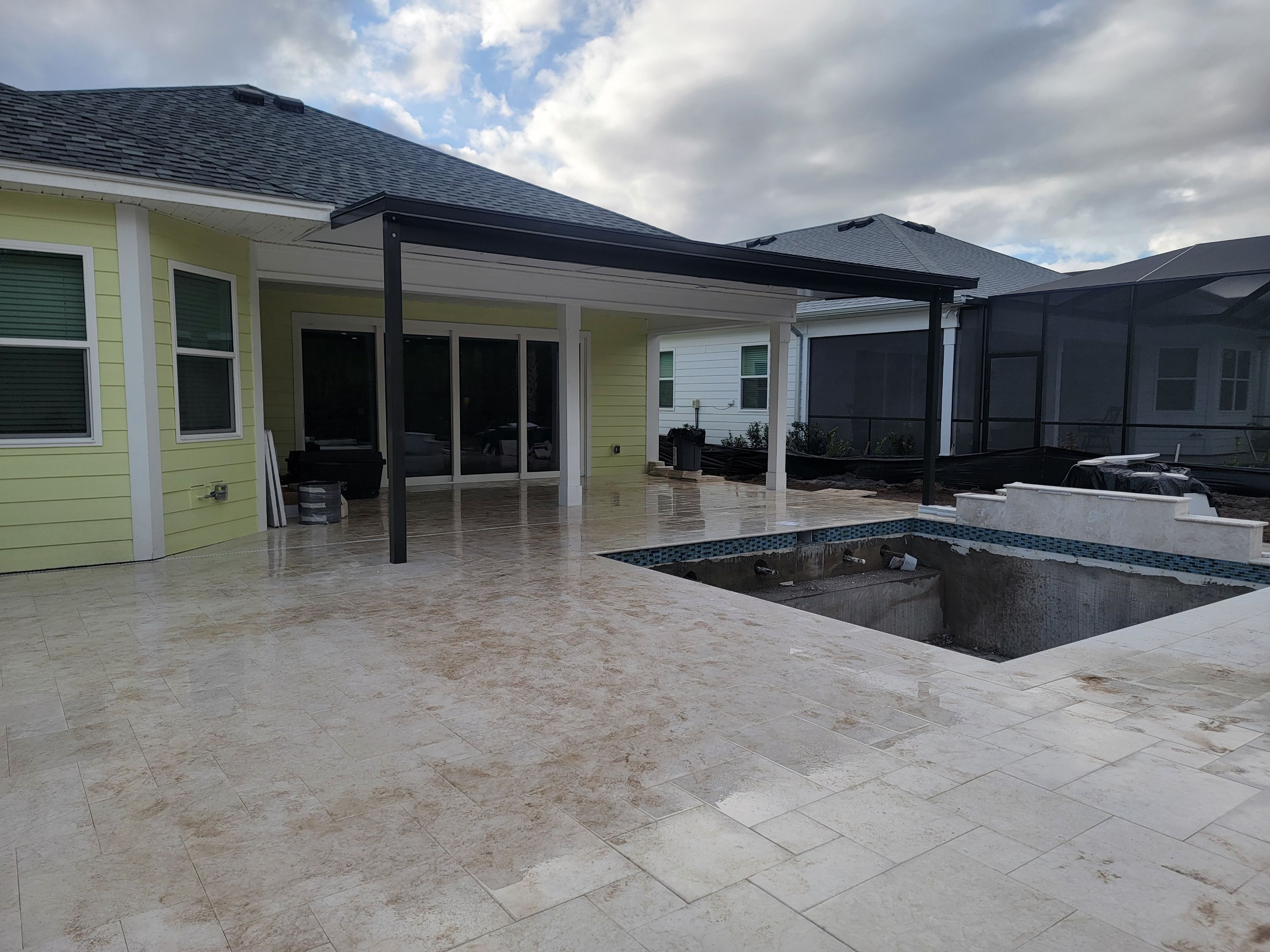 Patio Cover using Colorbeam by Titan Sunrooms