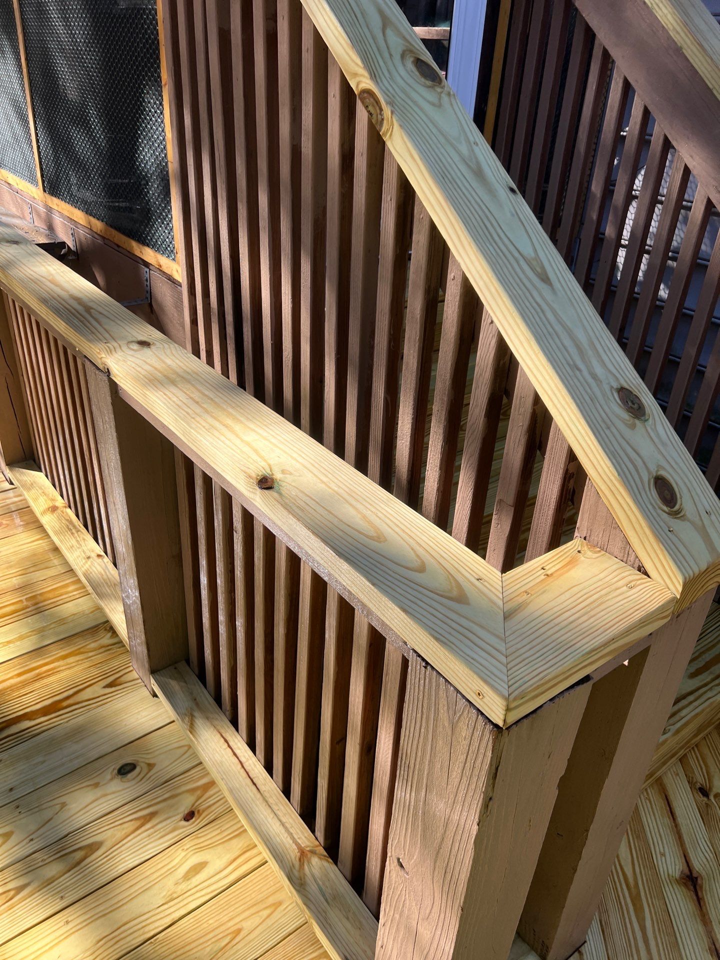 Coated Deck using Wood Sealant by DuraSeal