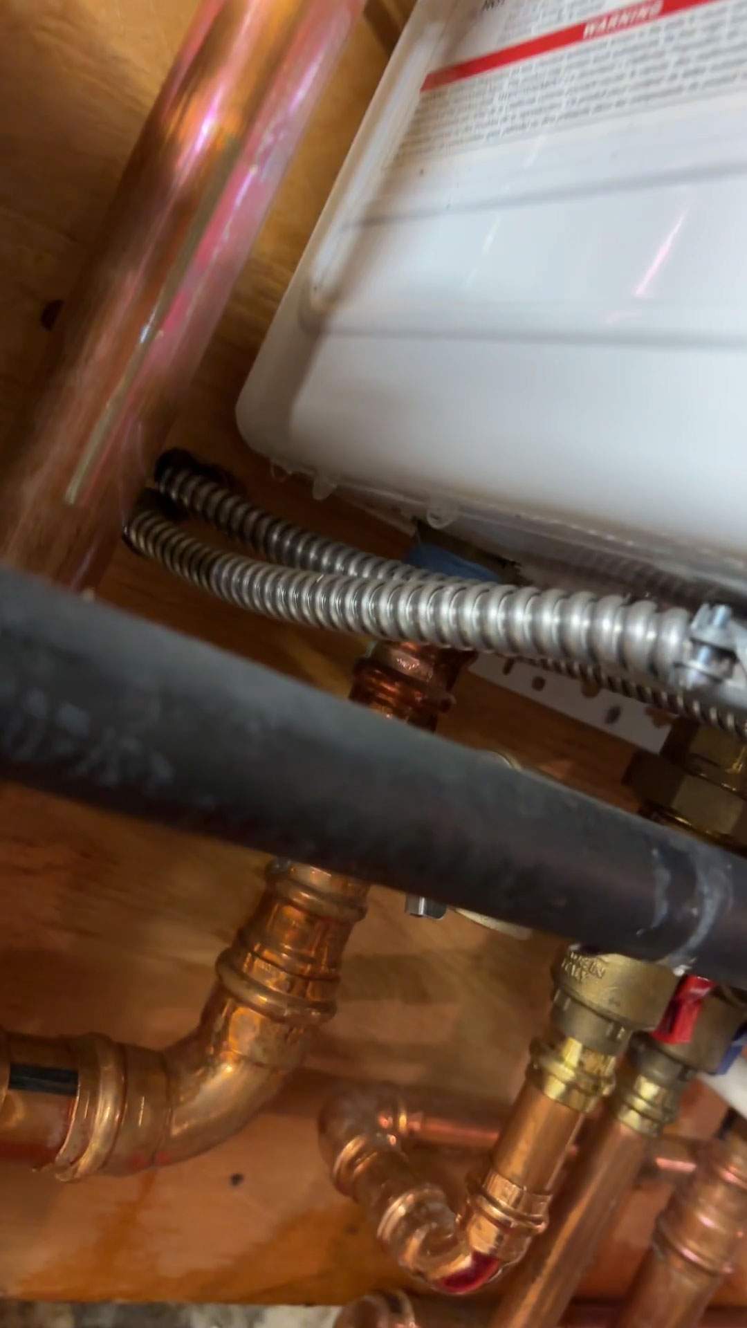 Water Heater Mixing Valve Leak Repair — Salem, MA.  by FAGONE MECHANICAL