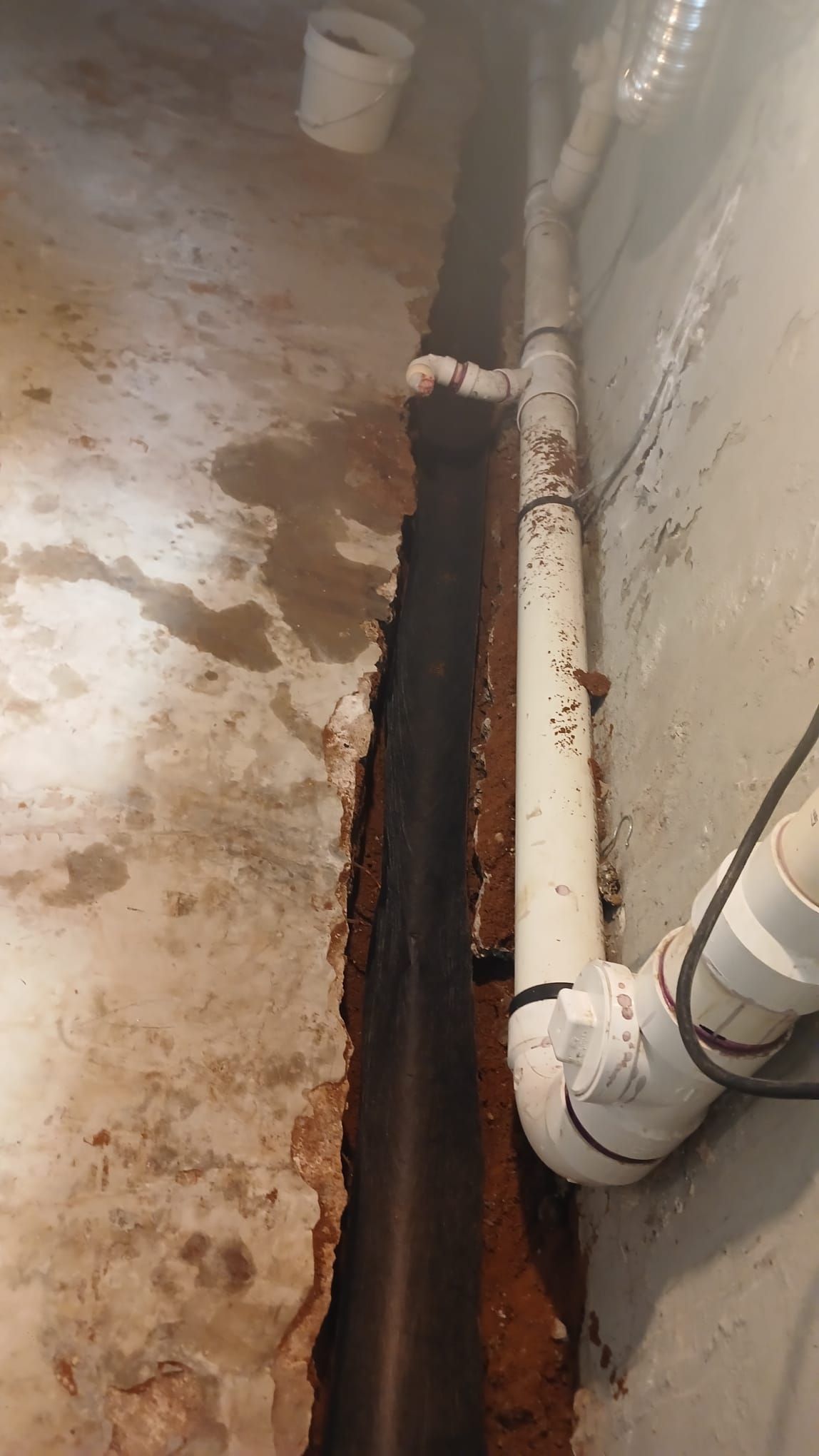 Interior French Drain &. Mold Remediation Dunnellen NJ  by Pure Service Pro, LLC 