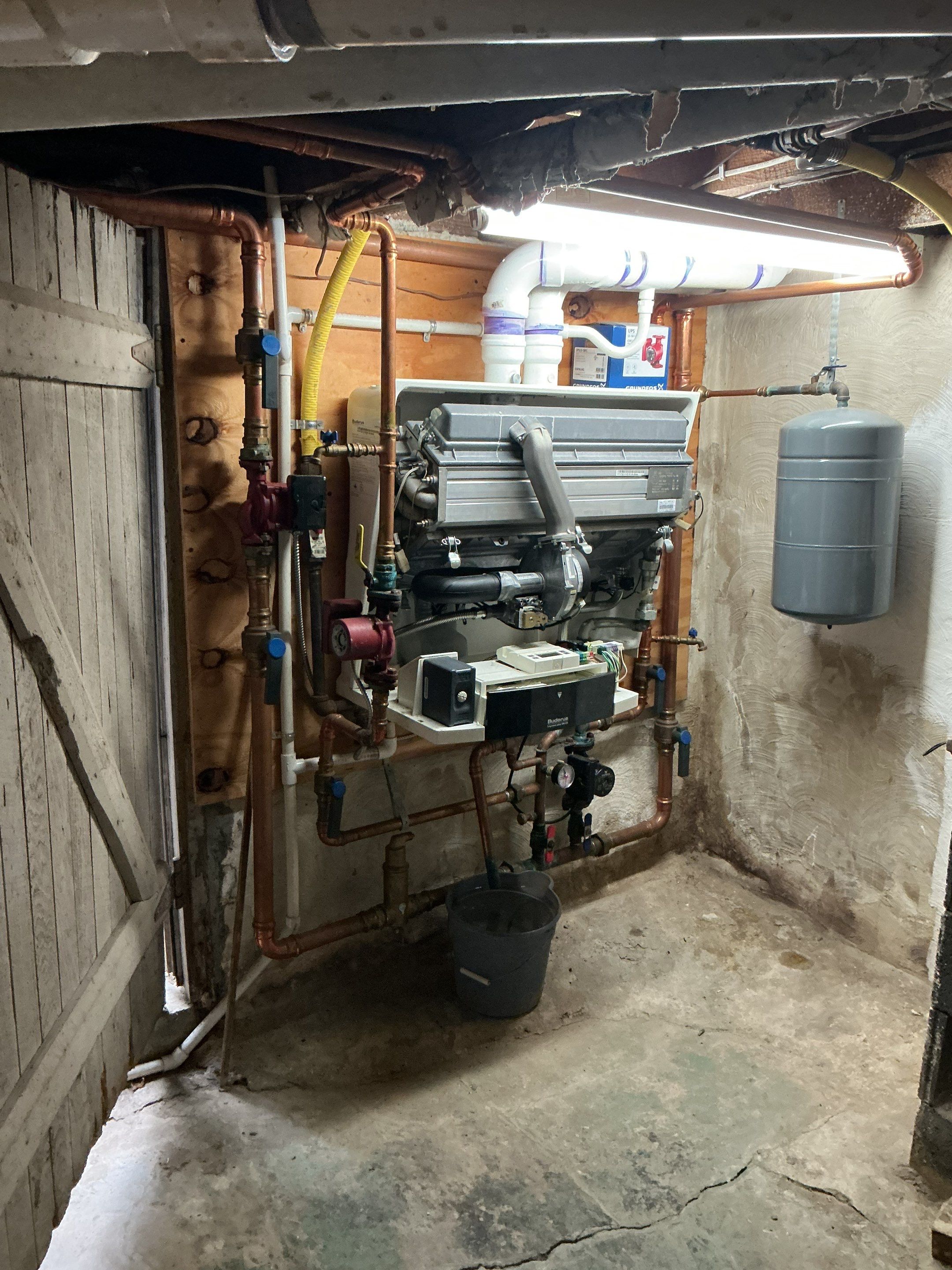 High Efficiency Boiler Install in Woodstock by Elemental Heating and air conditioning LLC