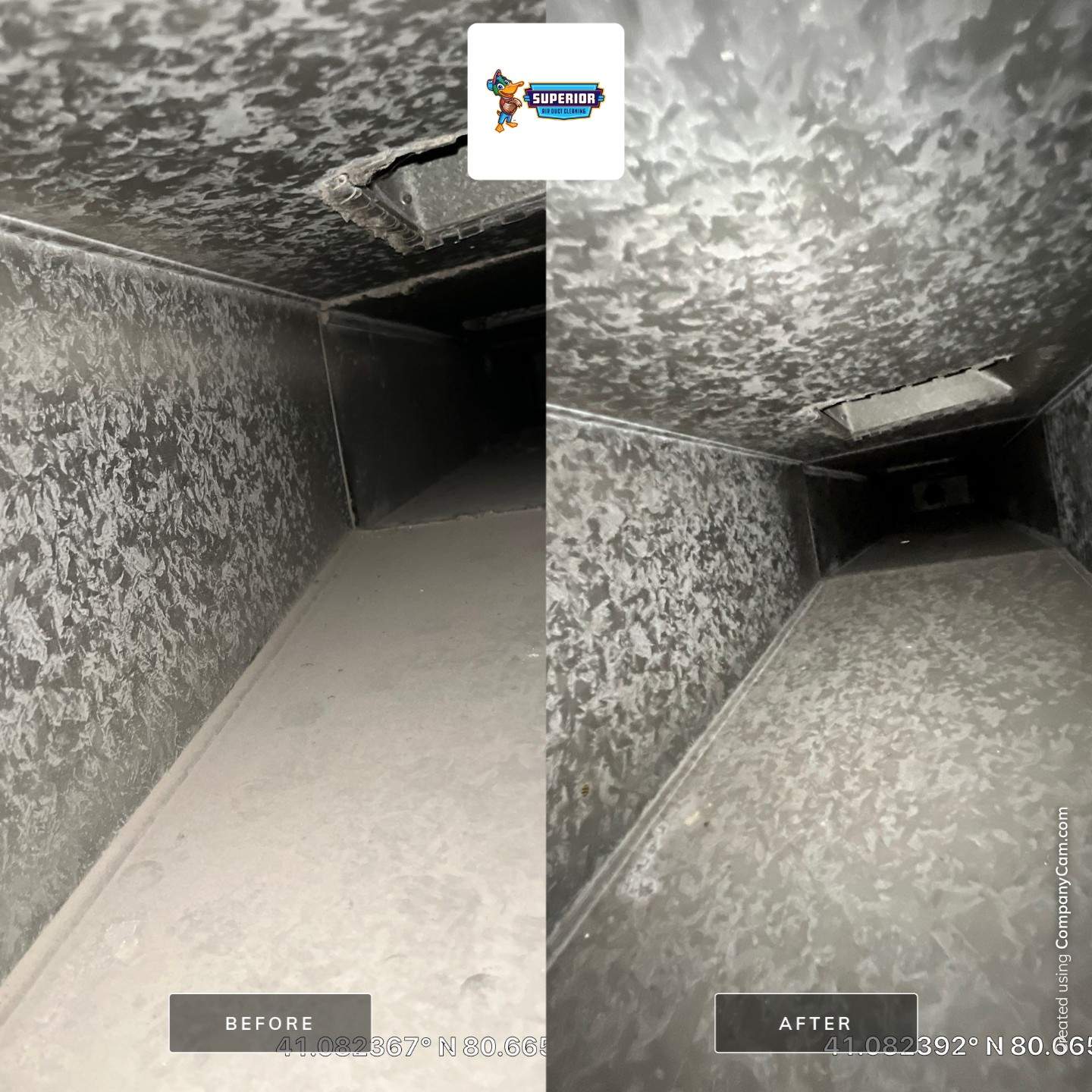 Air Duct Cleaning With a Vacuum Truck in Youngstown, OH by Superior Air Duct Cleaning