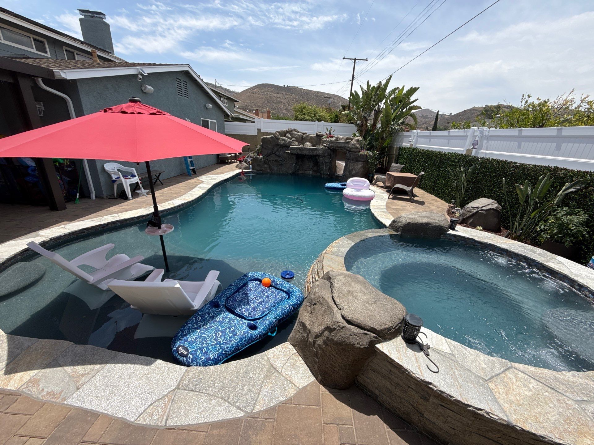 Old pool taken out to a totally new amazing paradise! by Premier Pools and Spas Temecula