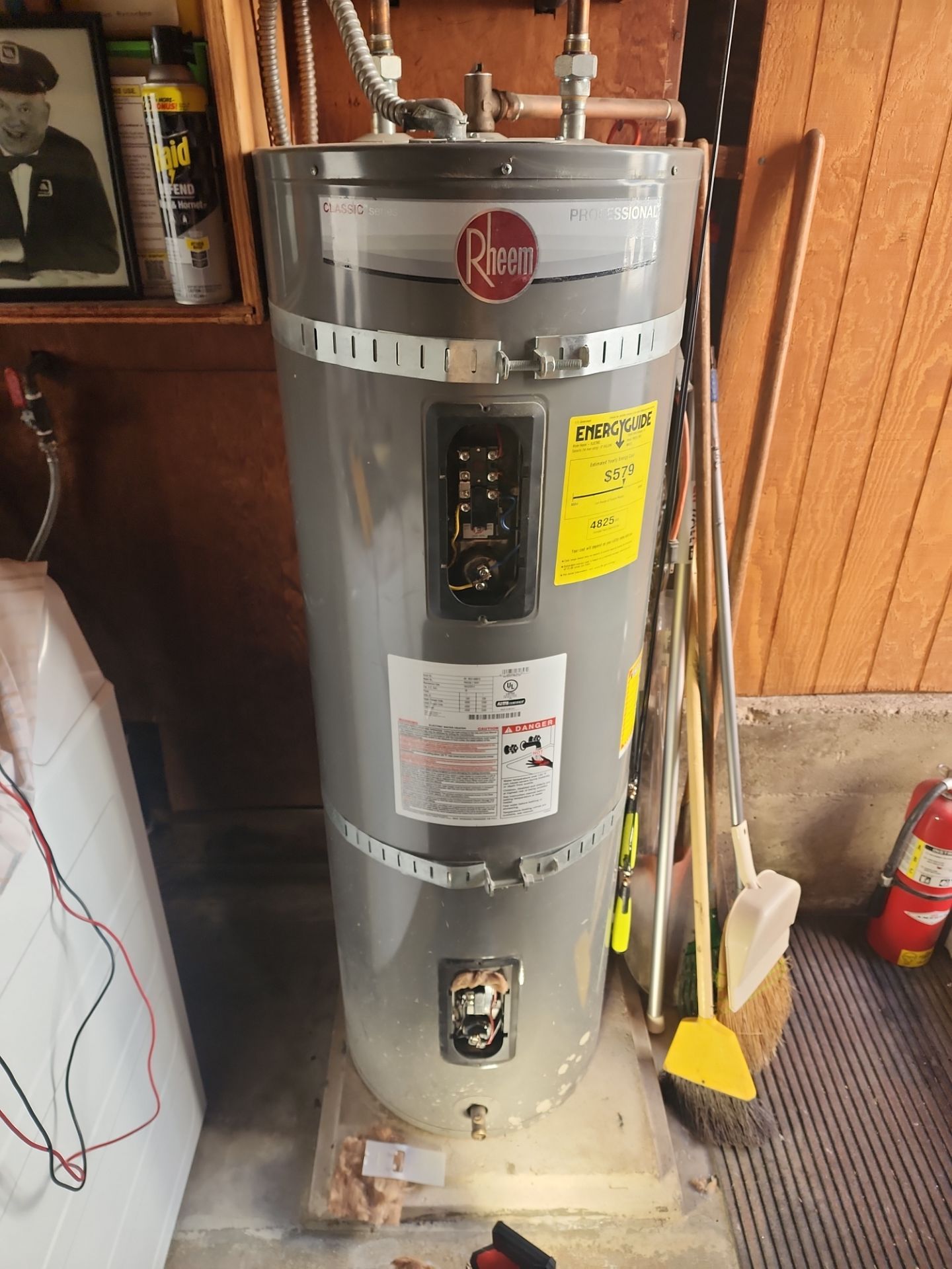New Electric Water Heater by Professional Plumbing Inc 