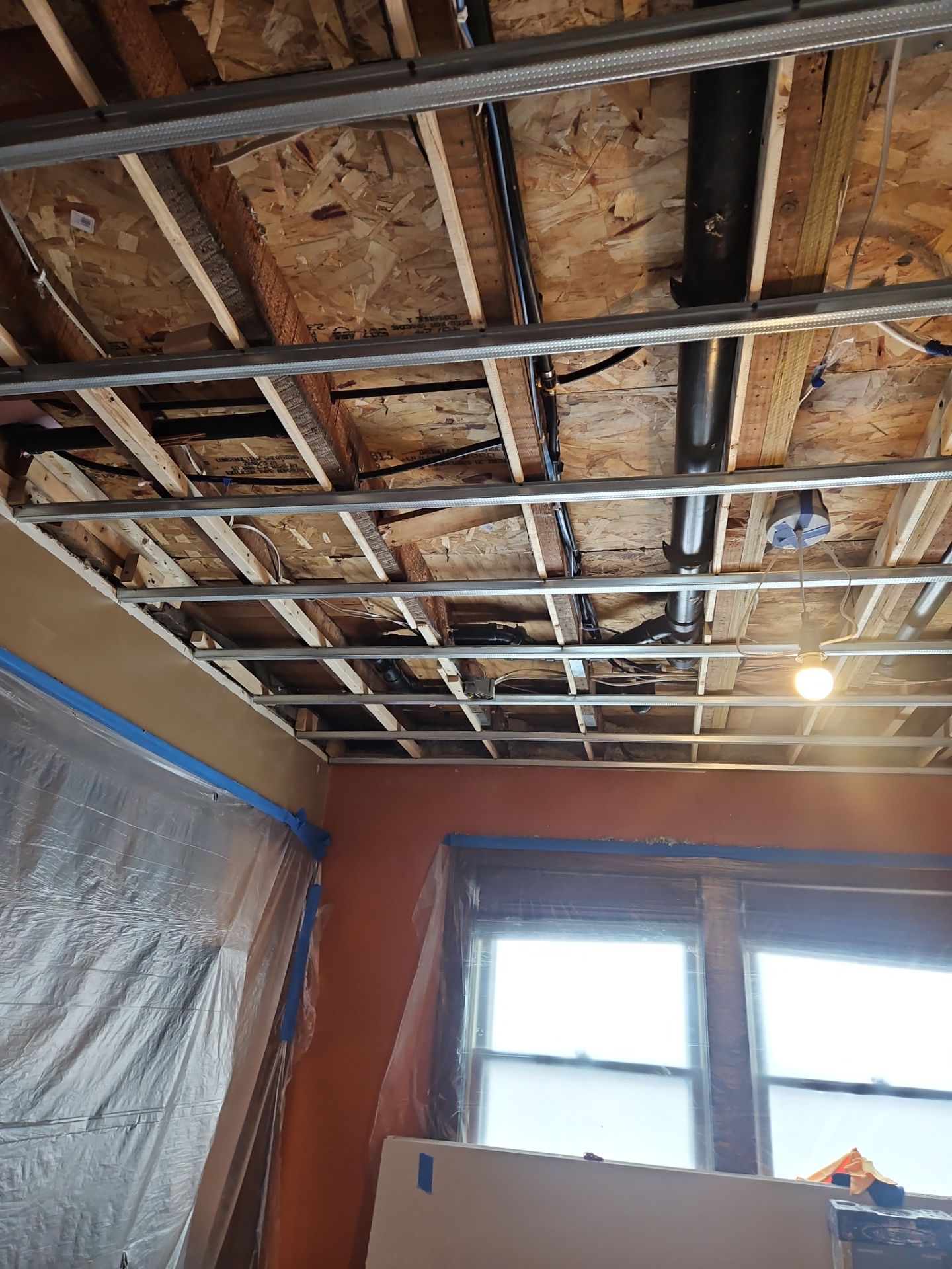 Shower Remodel & Ceiling Restoration – Correcting Water Damage and Rebuilding Right by Johnny Five Construction 