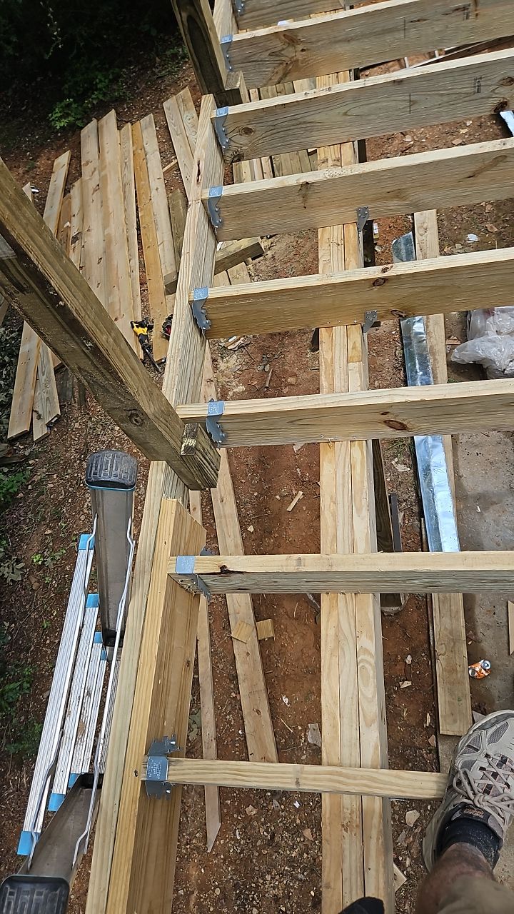 South Trace Lane - Deck Installation and Chimney Repair by Pillar and Pine