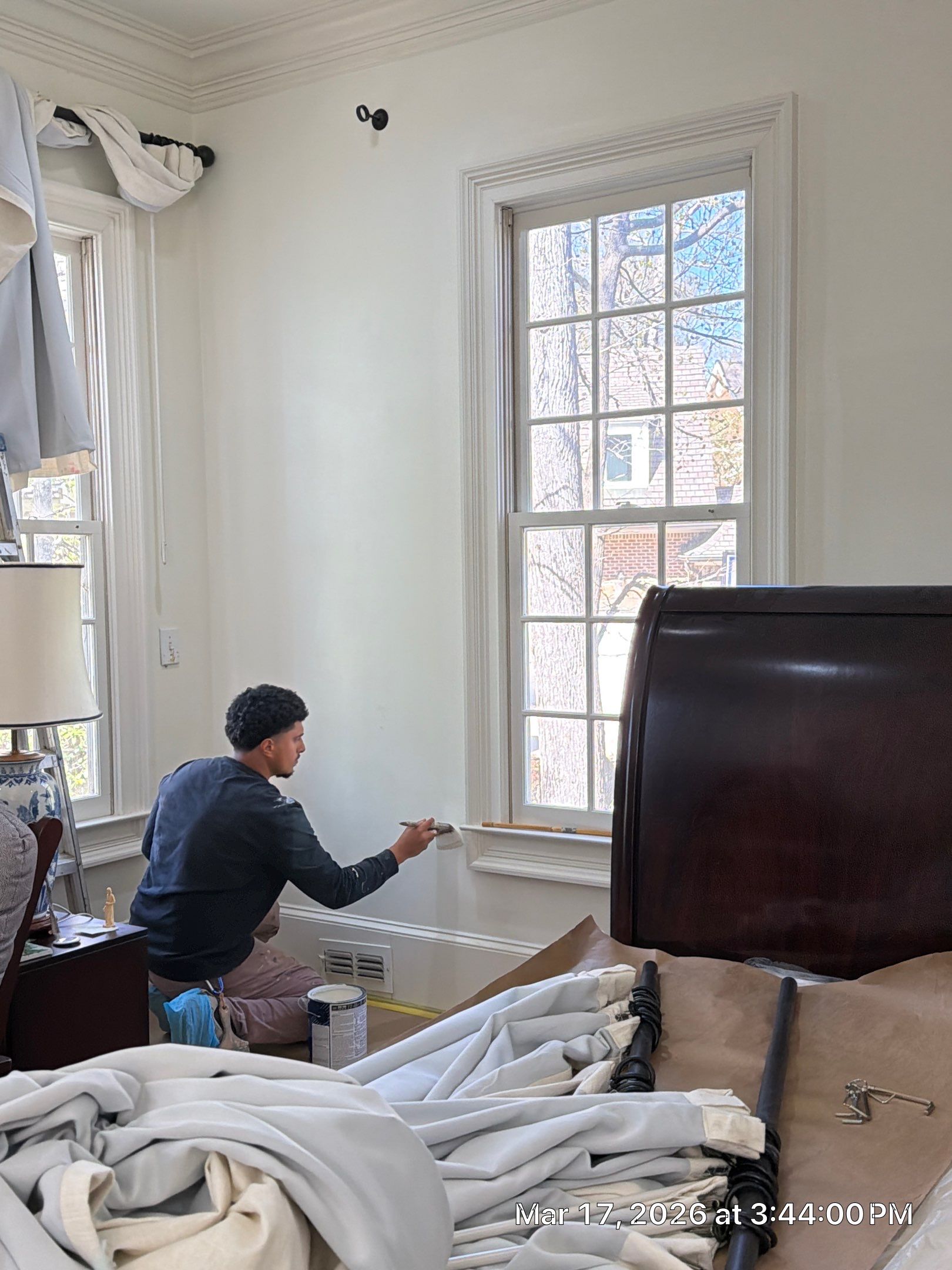 Interior Wall Repair and Crown Molding Installation by Praise God Painting, LLC