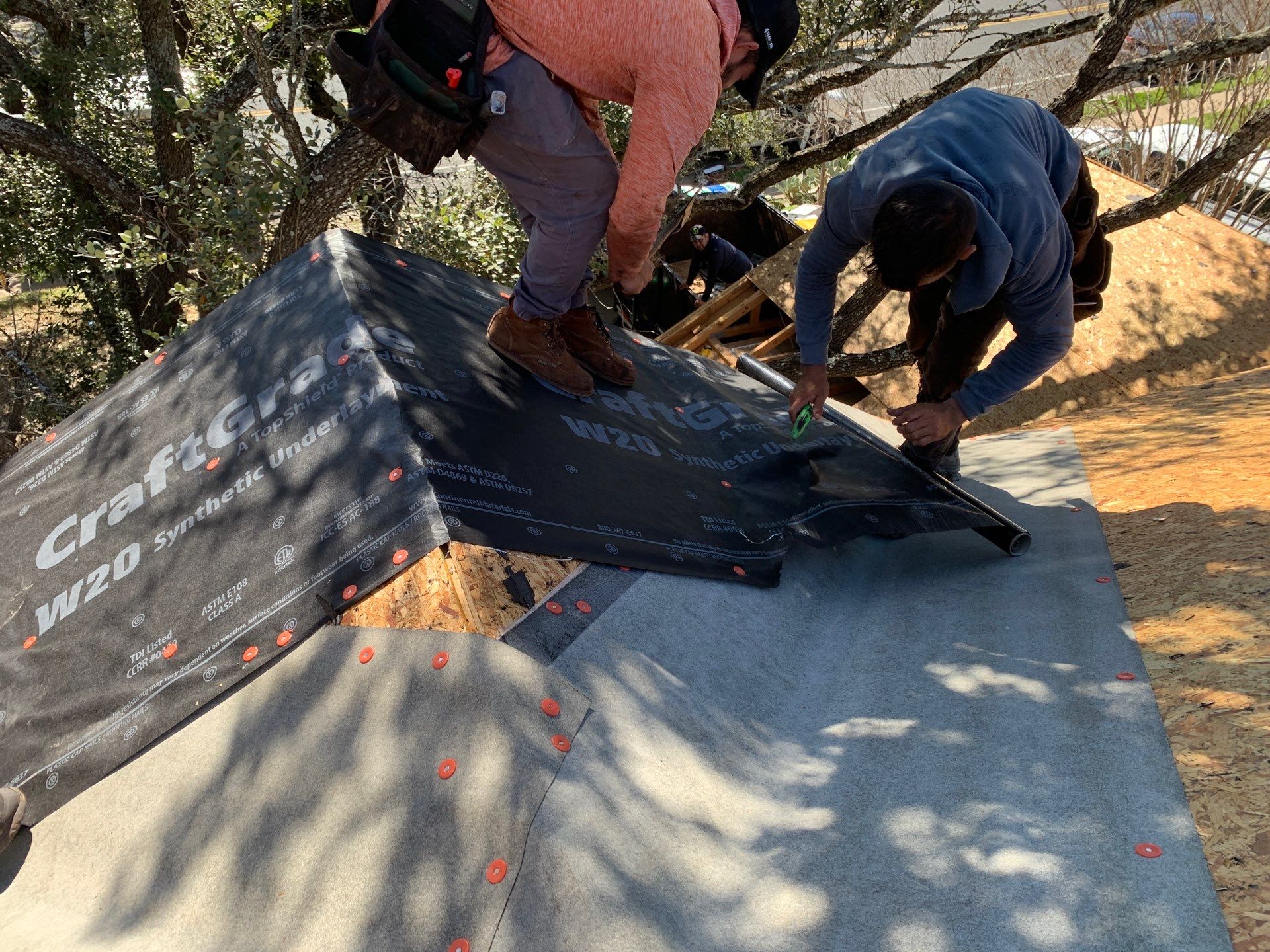 Cedar Park Roofing Replacement With Malarkey Vista AR Shingles and Decking Repair by Caliber Restoration LLC