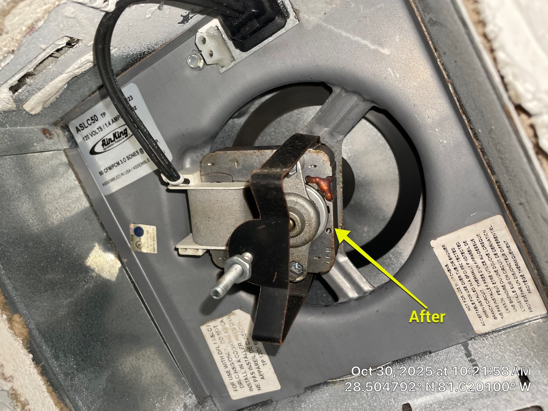 Dryer Vent and Bathroom Exhaust Fan Cleaning in Winter Garden by Hygienic Air, Inc