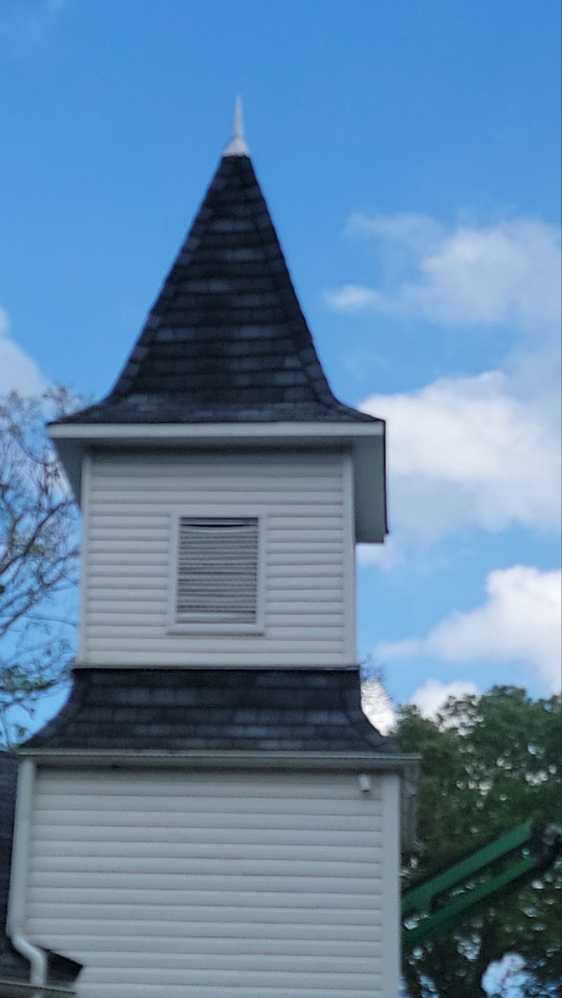 Church Roof Installation using GAF Slateline by ExteriorPros