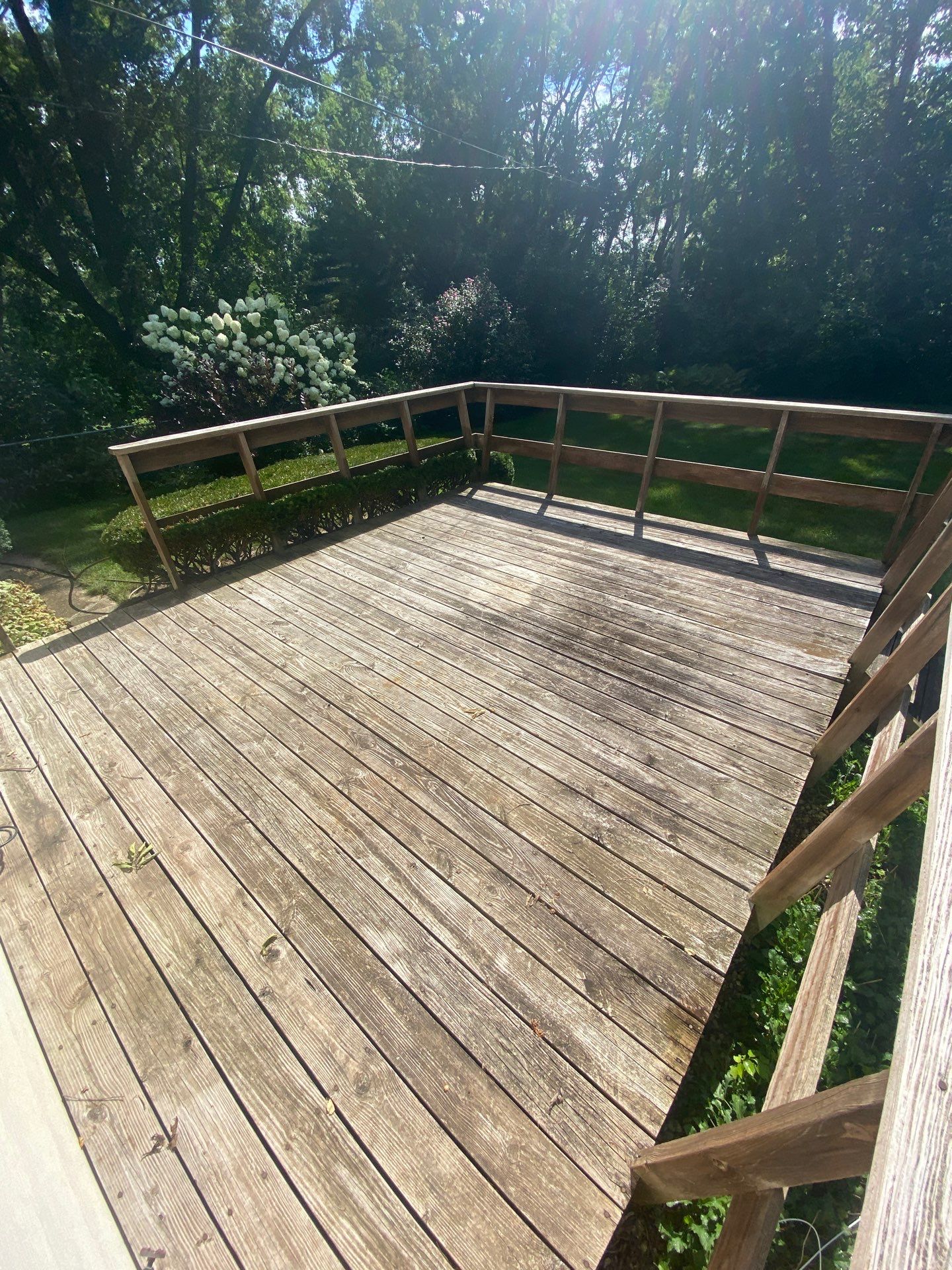 Small Deck Clean by Shulla Exterior Cleaning