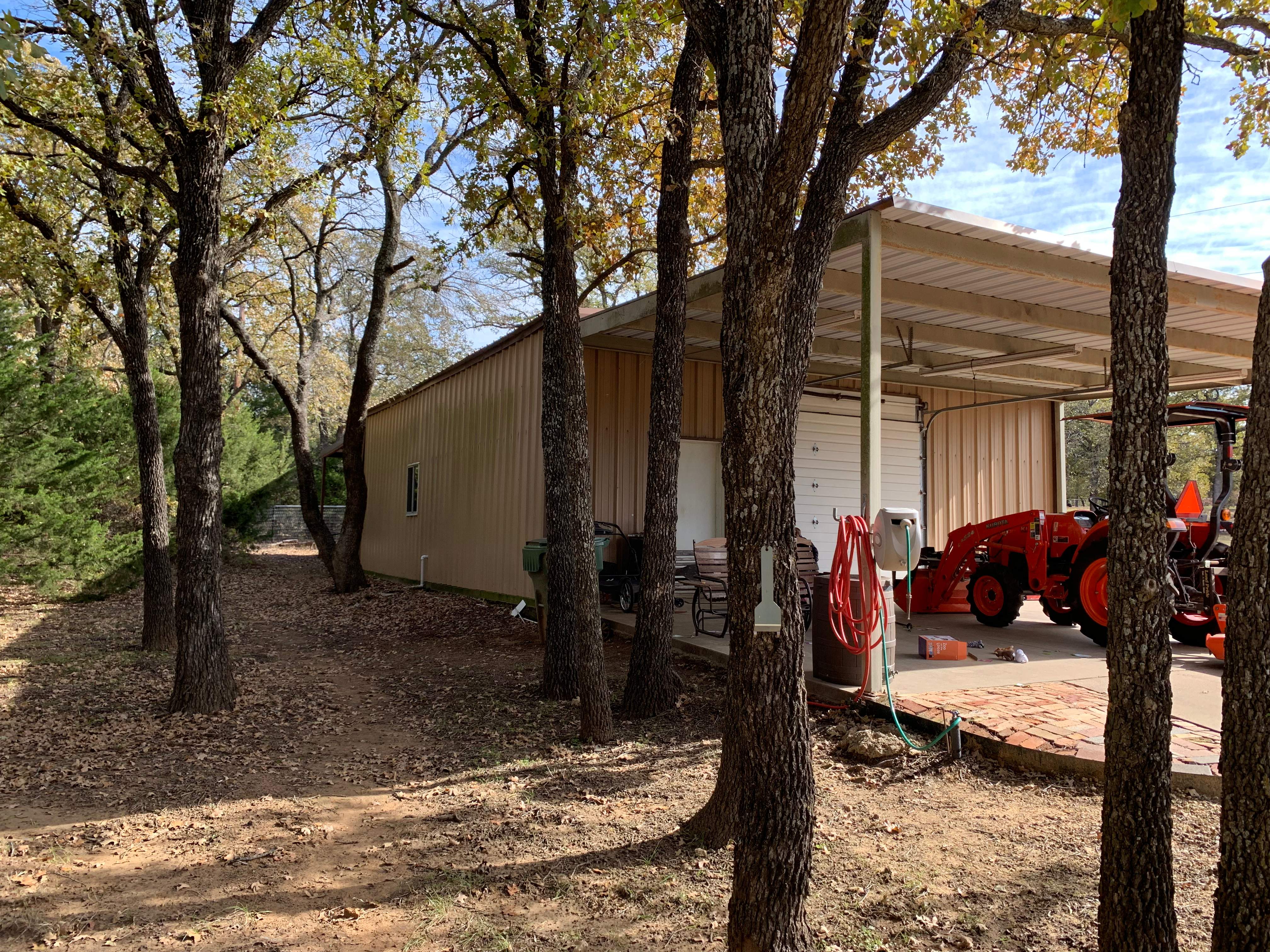 Install new R Panel Metal Roof at a Clients Farm house by First United Roofing & Construction
