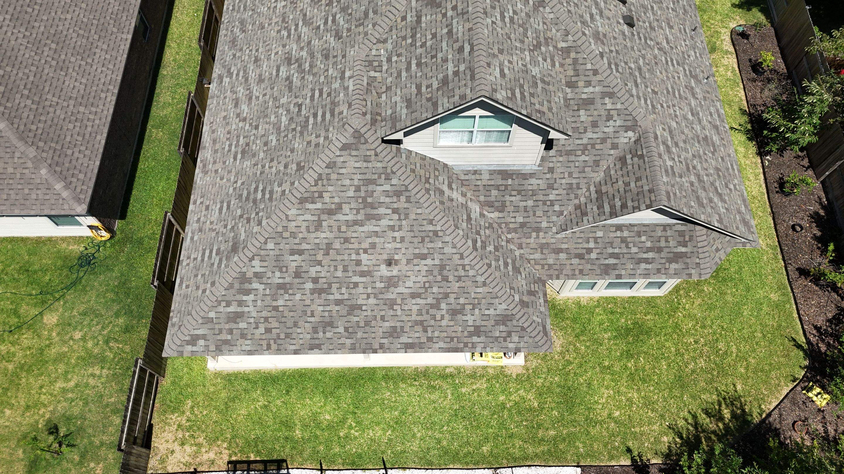 Residential Asphalt Shingle Roof Replacement and Solar Fan Installation by RoofsOnly.com