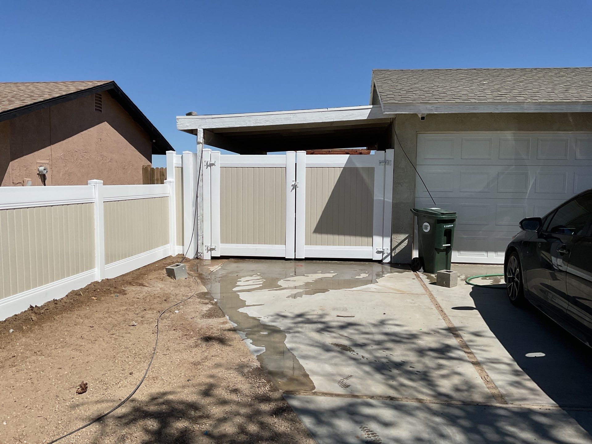 Fence Installation using Vinyl by Fence Guys Inc.