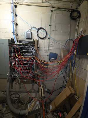Structured cabling installation by CimaSolutions