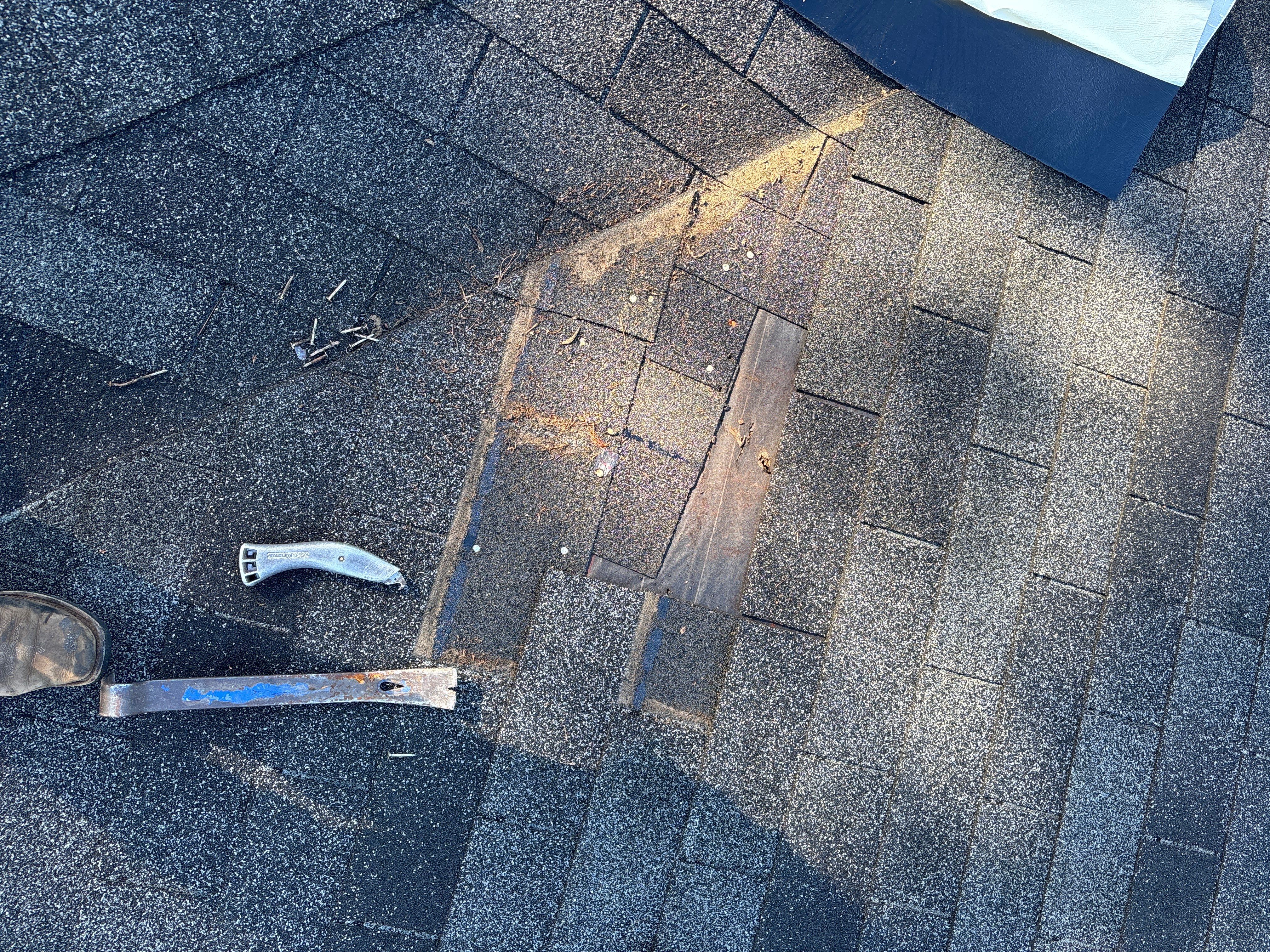 Nail pop by Deerfield Roofing LLC