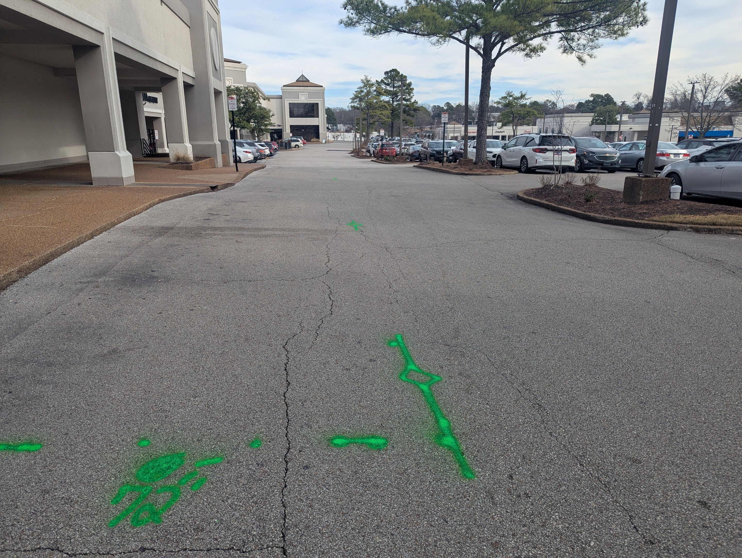 Utility Locating and GPR Mapping at Memphis Commercial Center by Alsip Locating Service, LLC