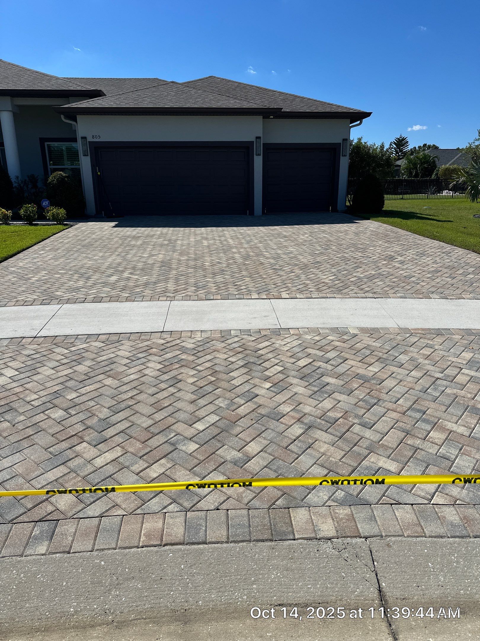 Residential Paver Sealing for Driveway and Pool Deck in La Paloma Sun City Center by Supreme Paver Experts