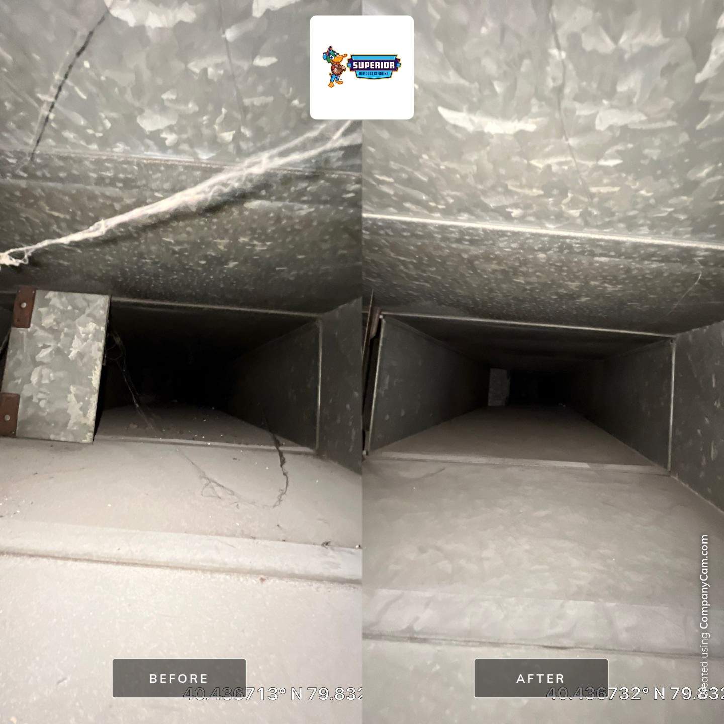 Air Duct Cleaning With a Vacuum Truck in Pittsburgh, PA by Superior Air Duct Cleaning