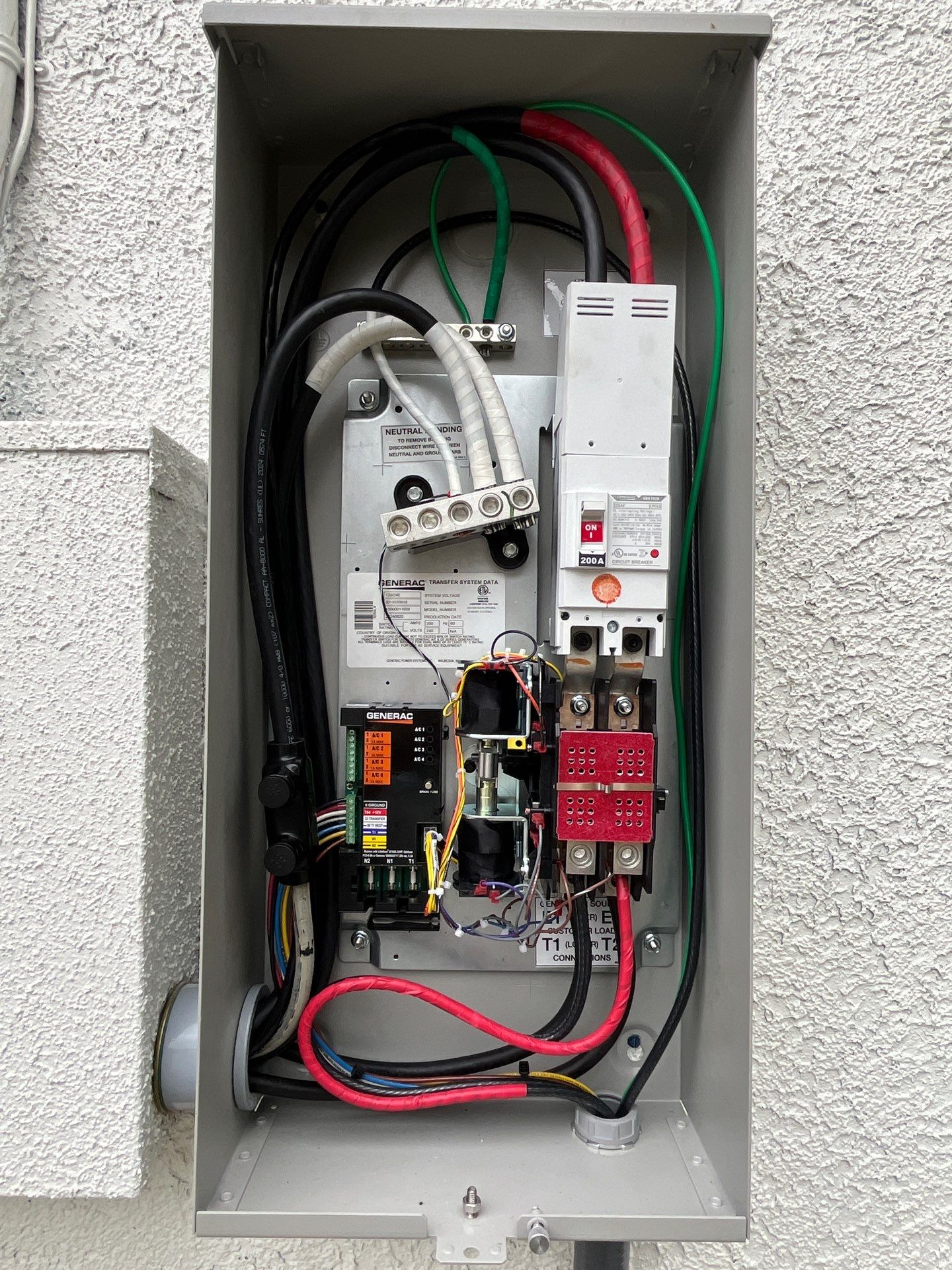 18kW Generac Whole Home Generator and 200A Automatic Transfer Switch by Smartron Electric