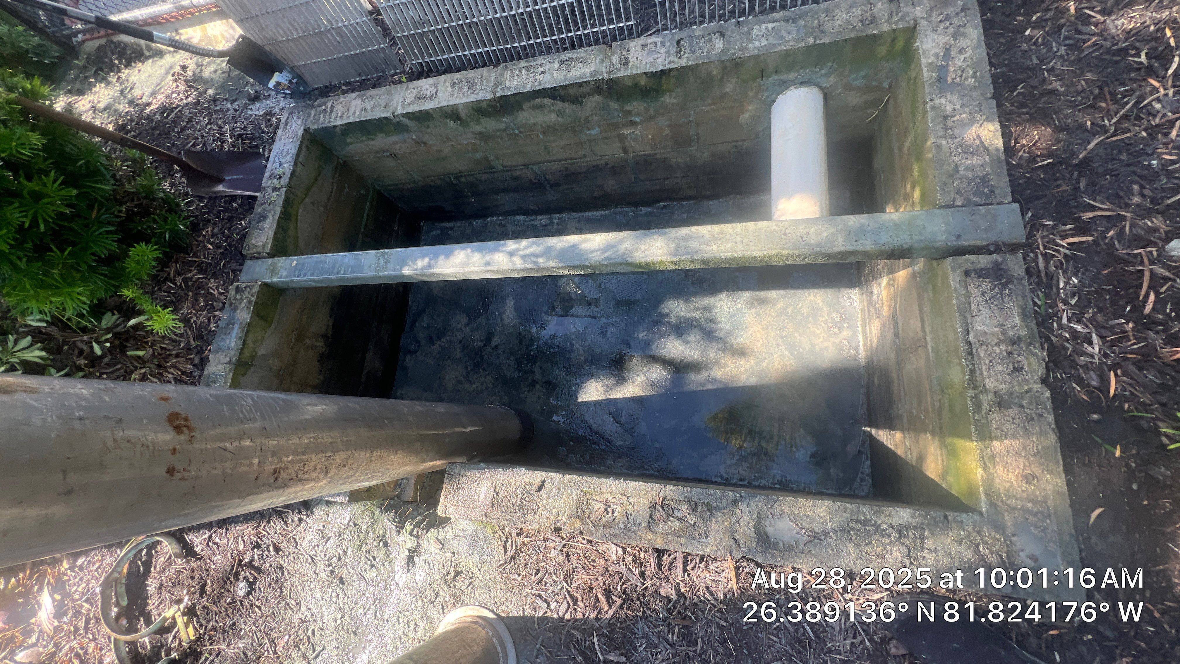 Pelican Landing Tennis Court Catch Basin Cleaning by Don Mar, Inc. Storm Water Solutions
