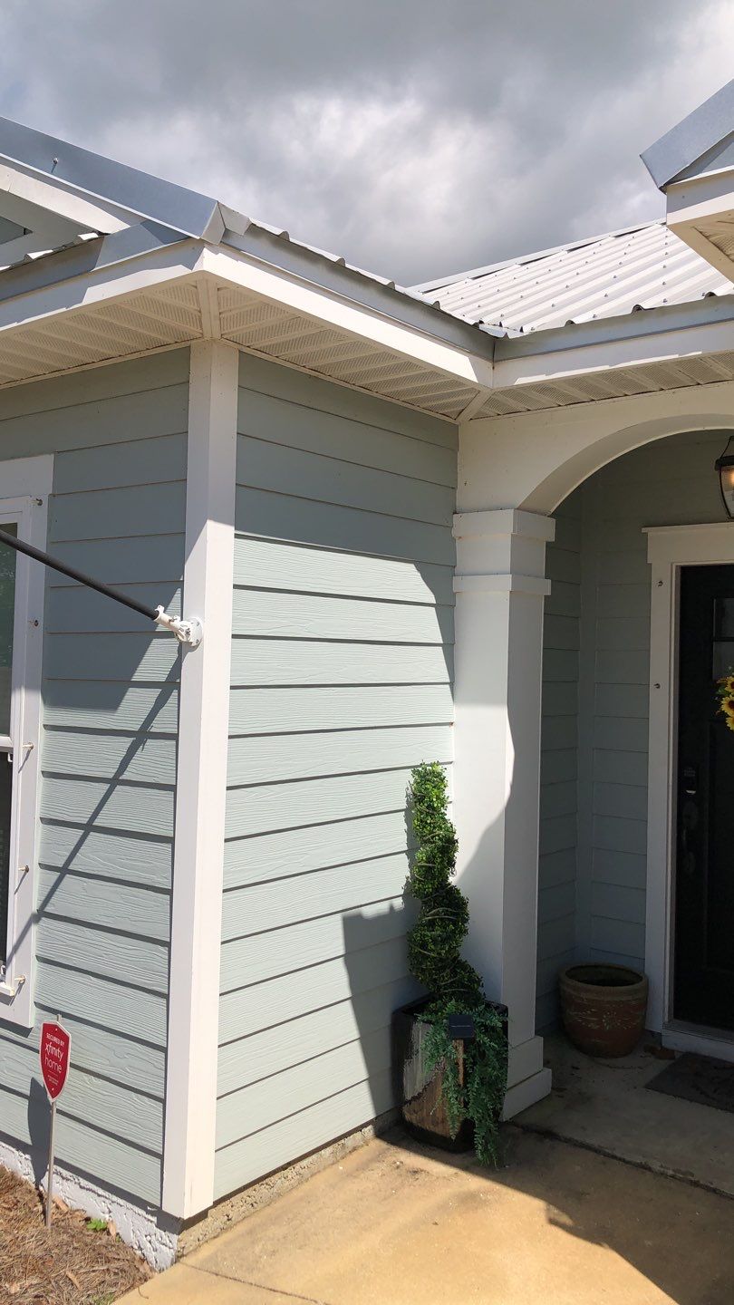Seamless Gutter Installation using White K-Style Gutters by Gutter Professors