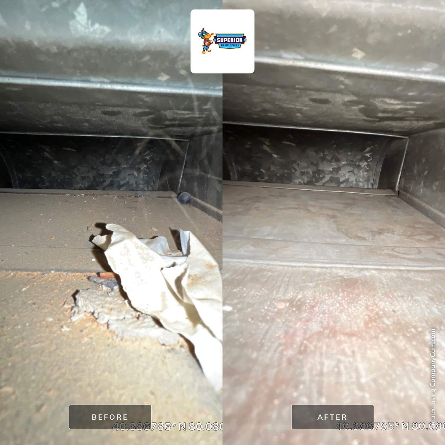 Air Duct Cleaning With a Vacuum Truck in Carnegie, PA by Superior Air Duct Cleaning