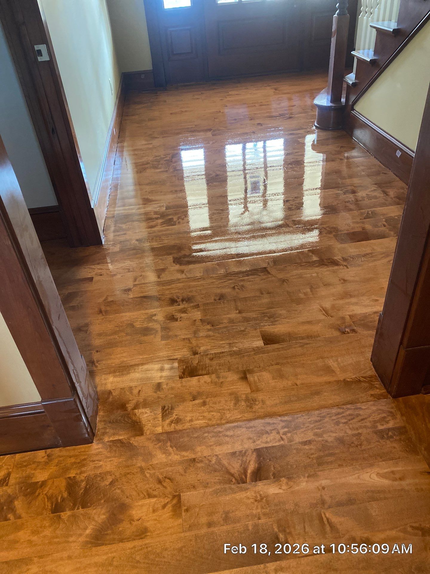 Glossy Maple Refinish! by RTBaldwin Hardwood Floors