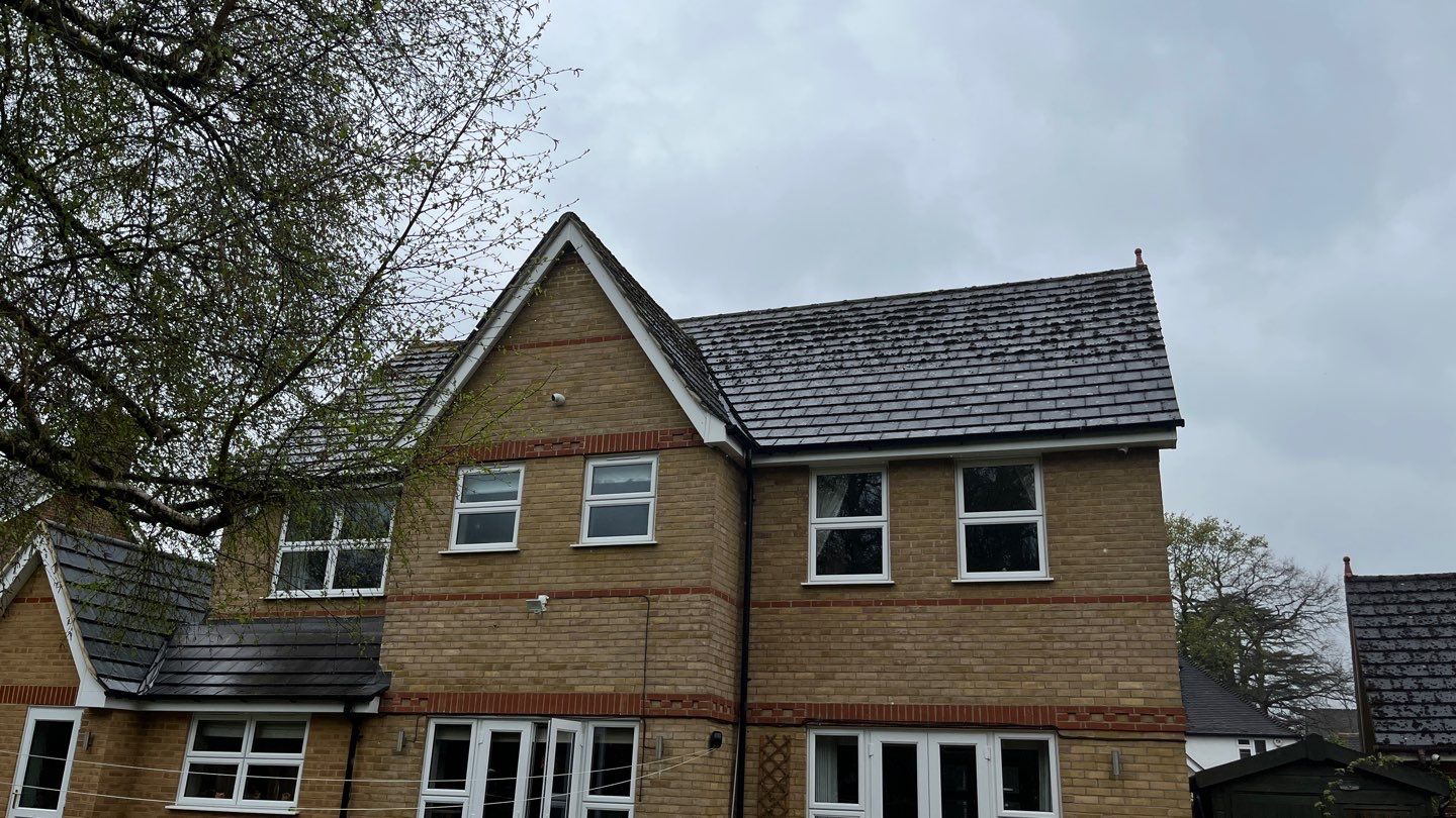 Roof Clean - Biocide Treatment using Honda 15lpm Low Pressure Washing Machine by Ges Exterior Cleaning ltd