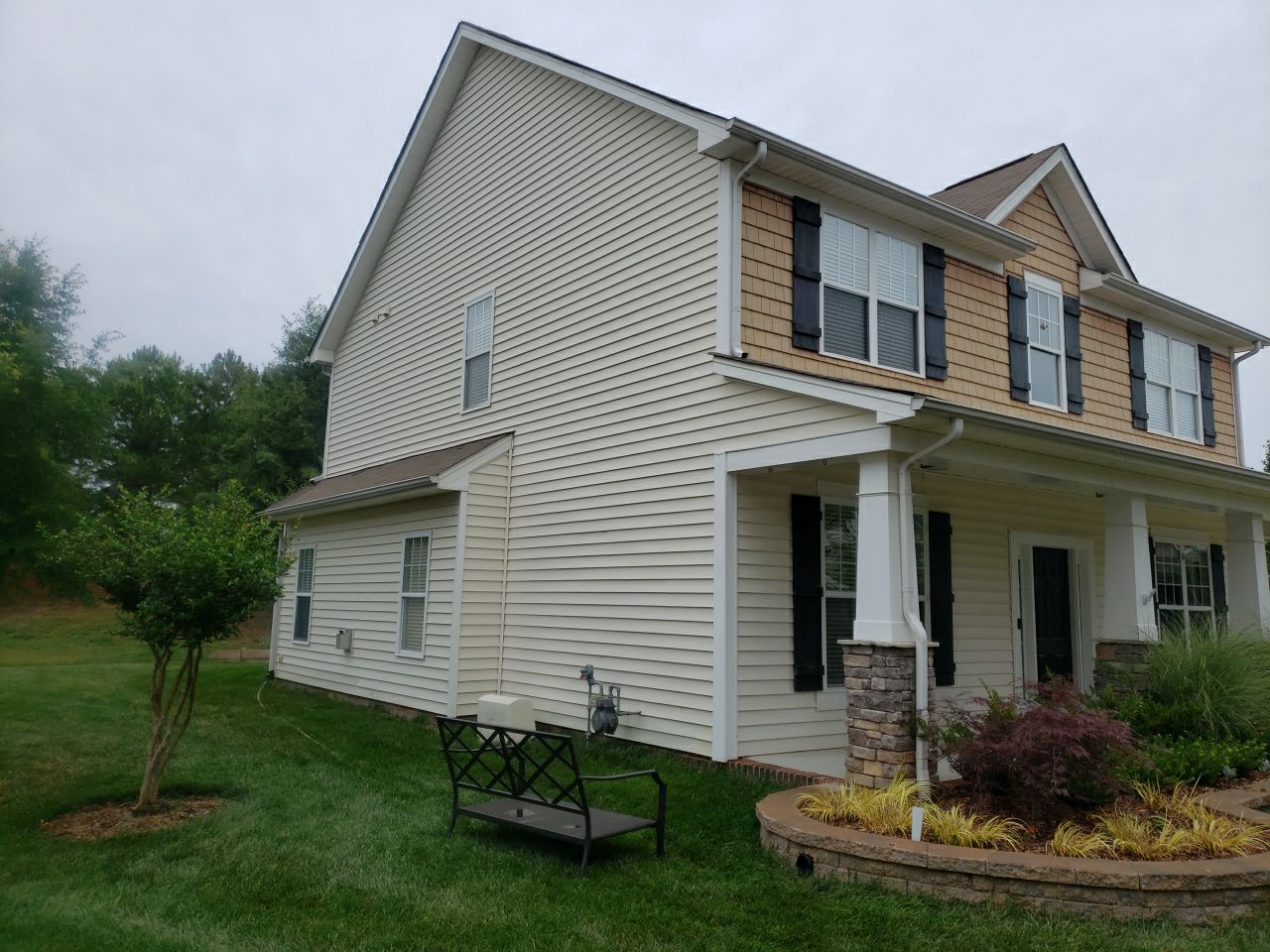 House Wash using cleaner by G&H Home Tech Pros LLC