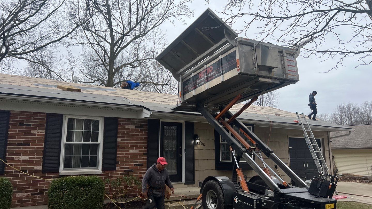 Residential Roofing Installation using GAF Timberline HDZ Charcoal by Nitro Roofing and Construction