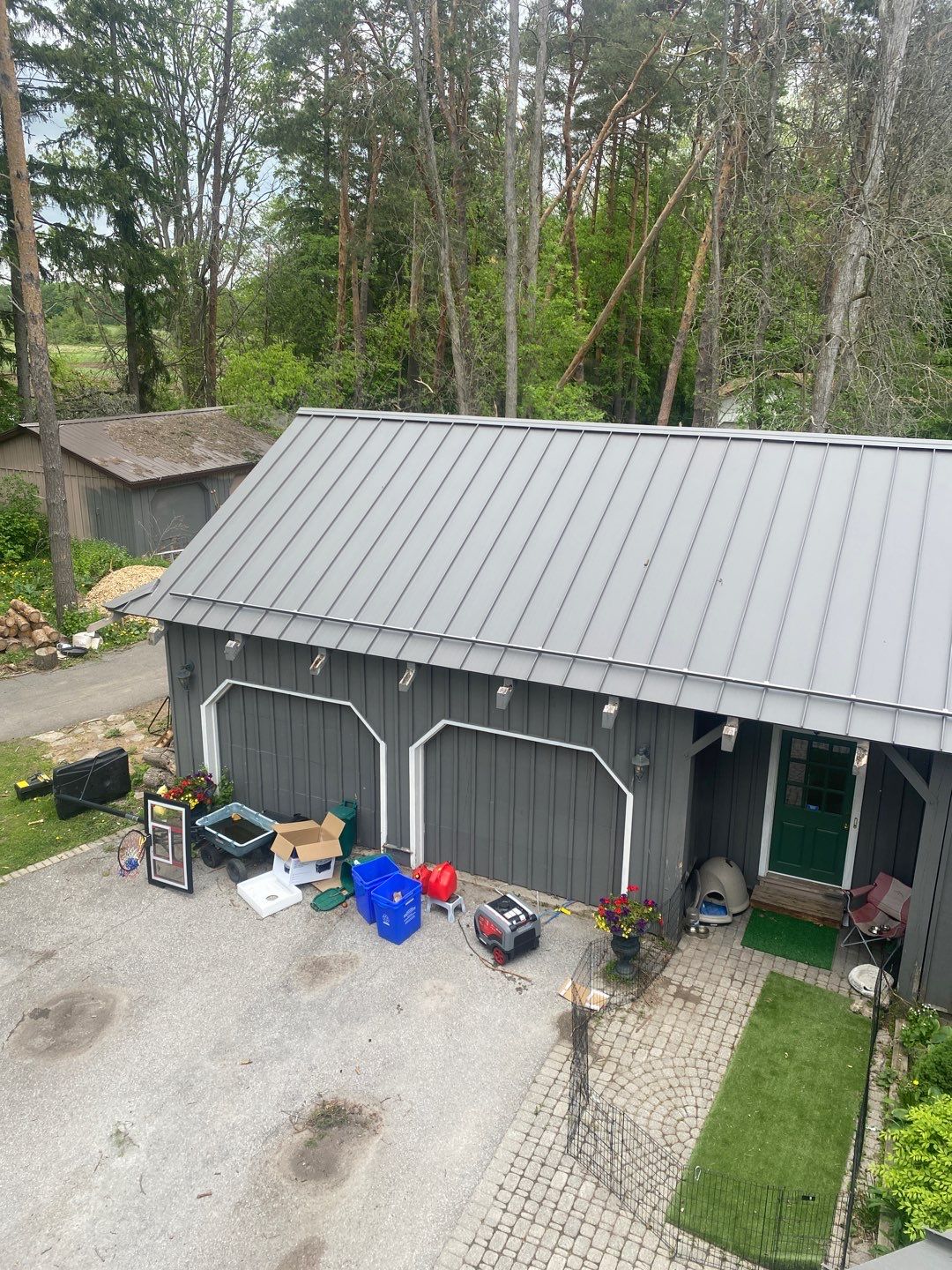 New Roof Installation using 16" Standing Seam Panels by Jay Carter Roofing & Sheet Metal