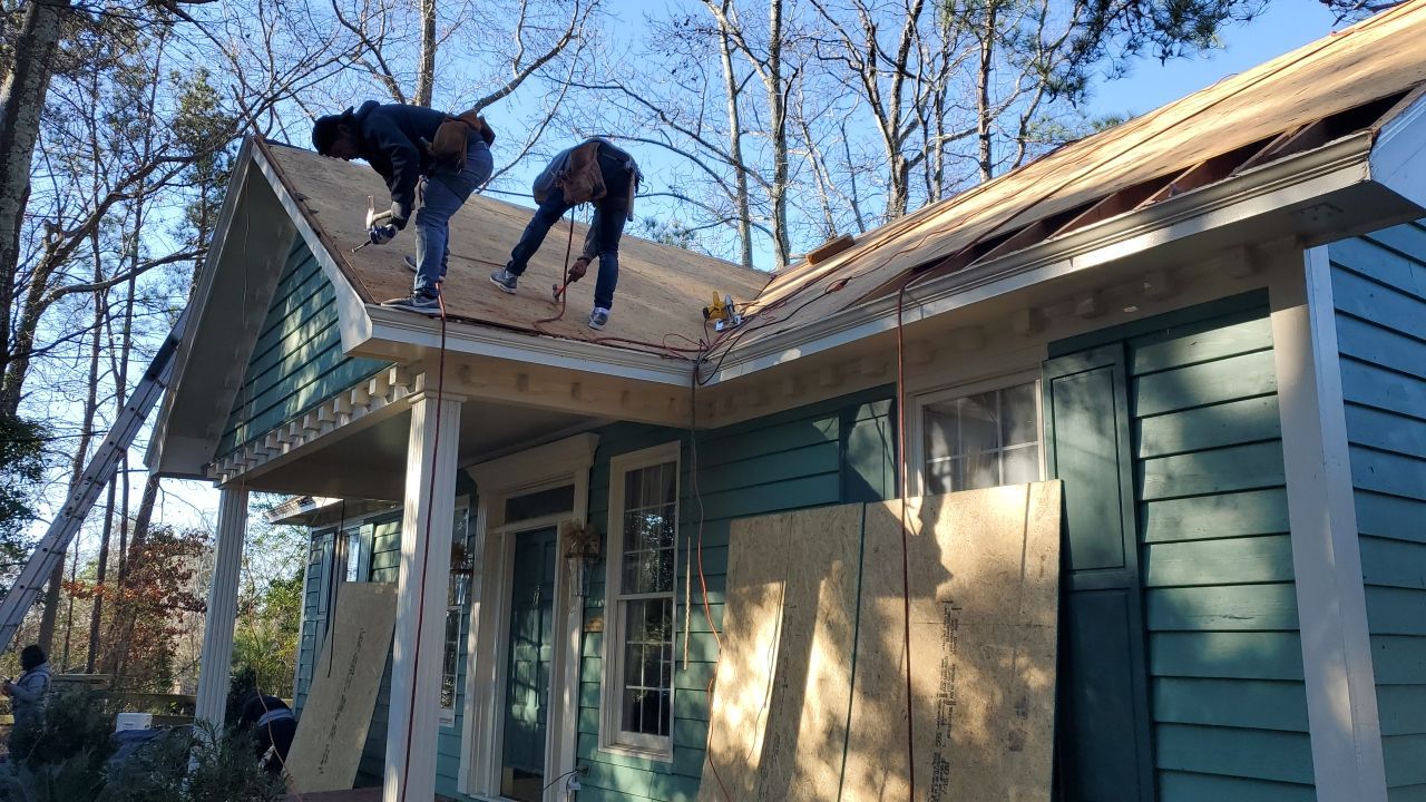 Commercial Roofing Installation using Owens Corning Oakridge Shingles by Indigo State Roofing