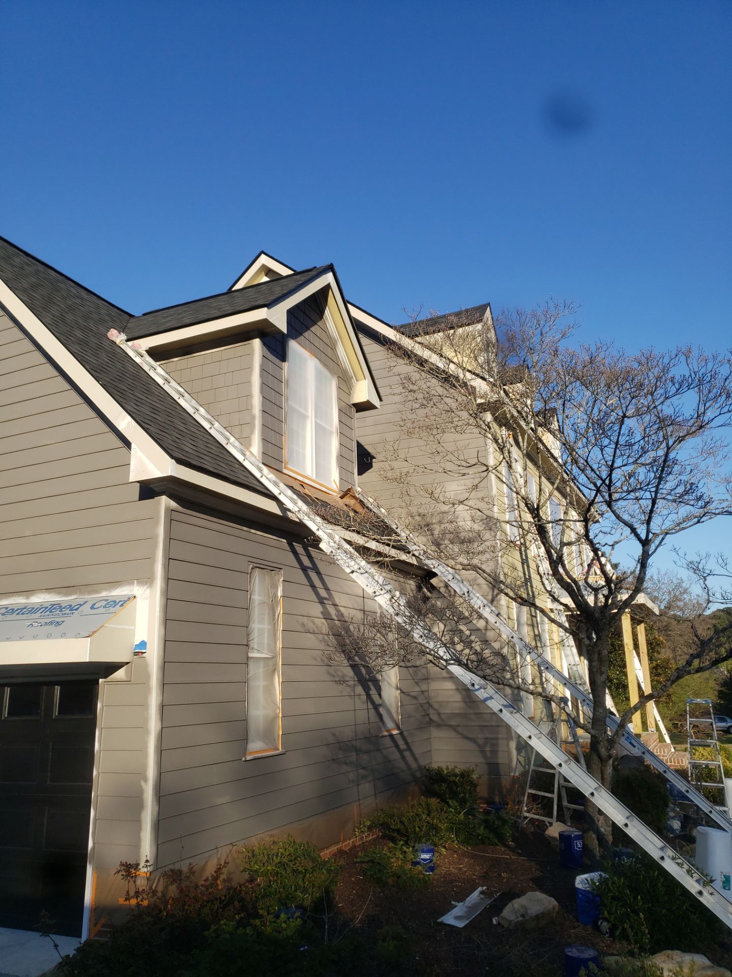 Full exterior painting by GonzalezPainters & Contractors Inc 