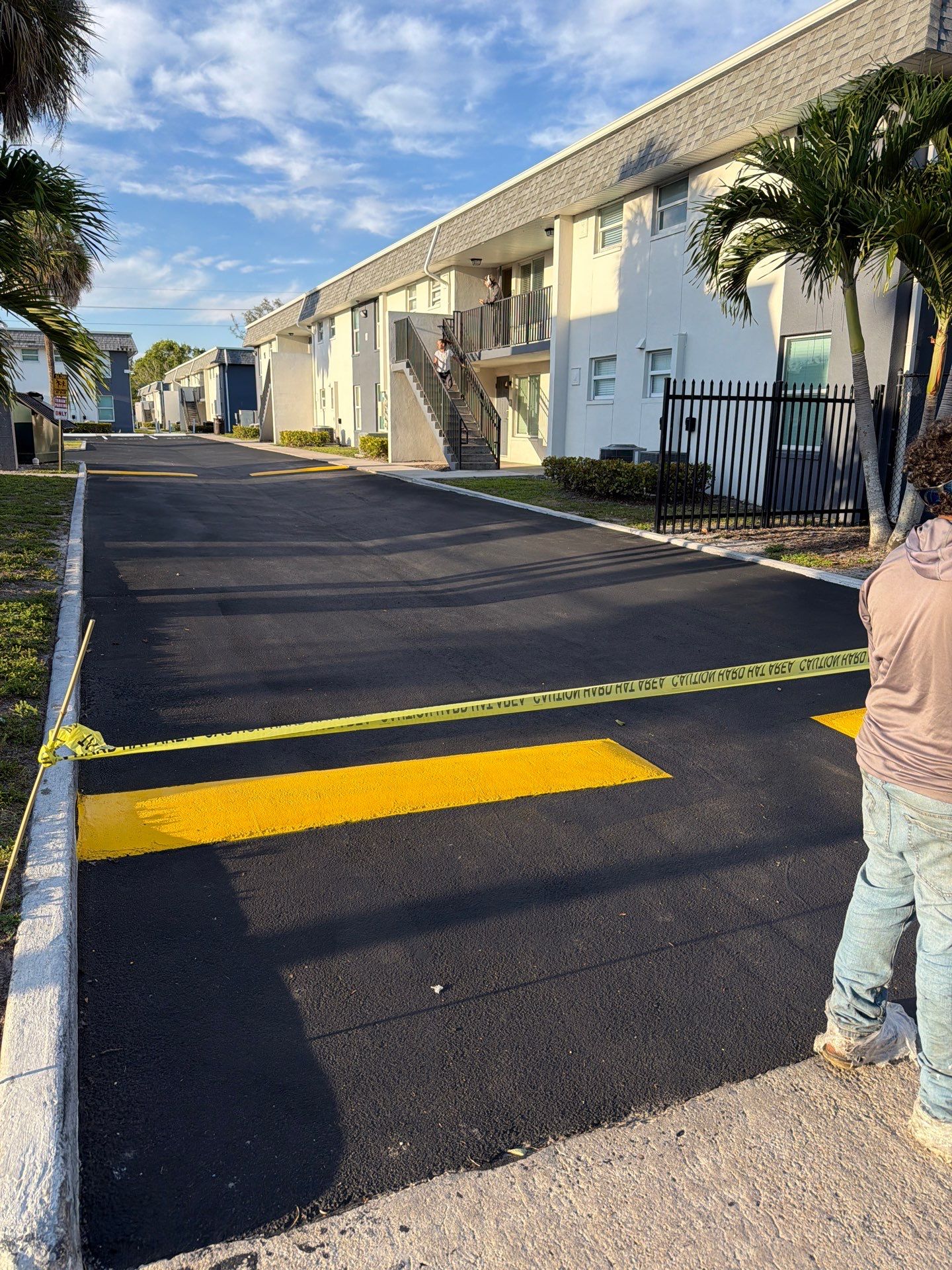 Fort Myers Apartment Complex Asphalt Sealcoating and Line Striping by Everline Coatings & Services - Southwest FL