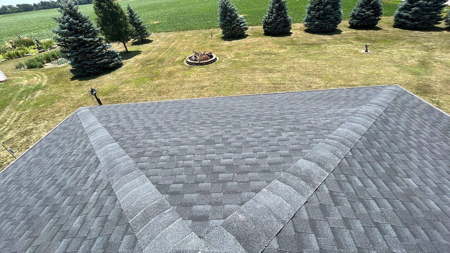 Residential Roofing Installation using GAF Timberline HDZ Charcoal by Nitro Roofing and Construction