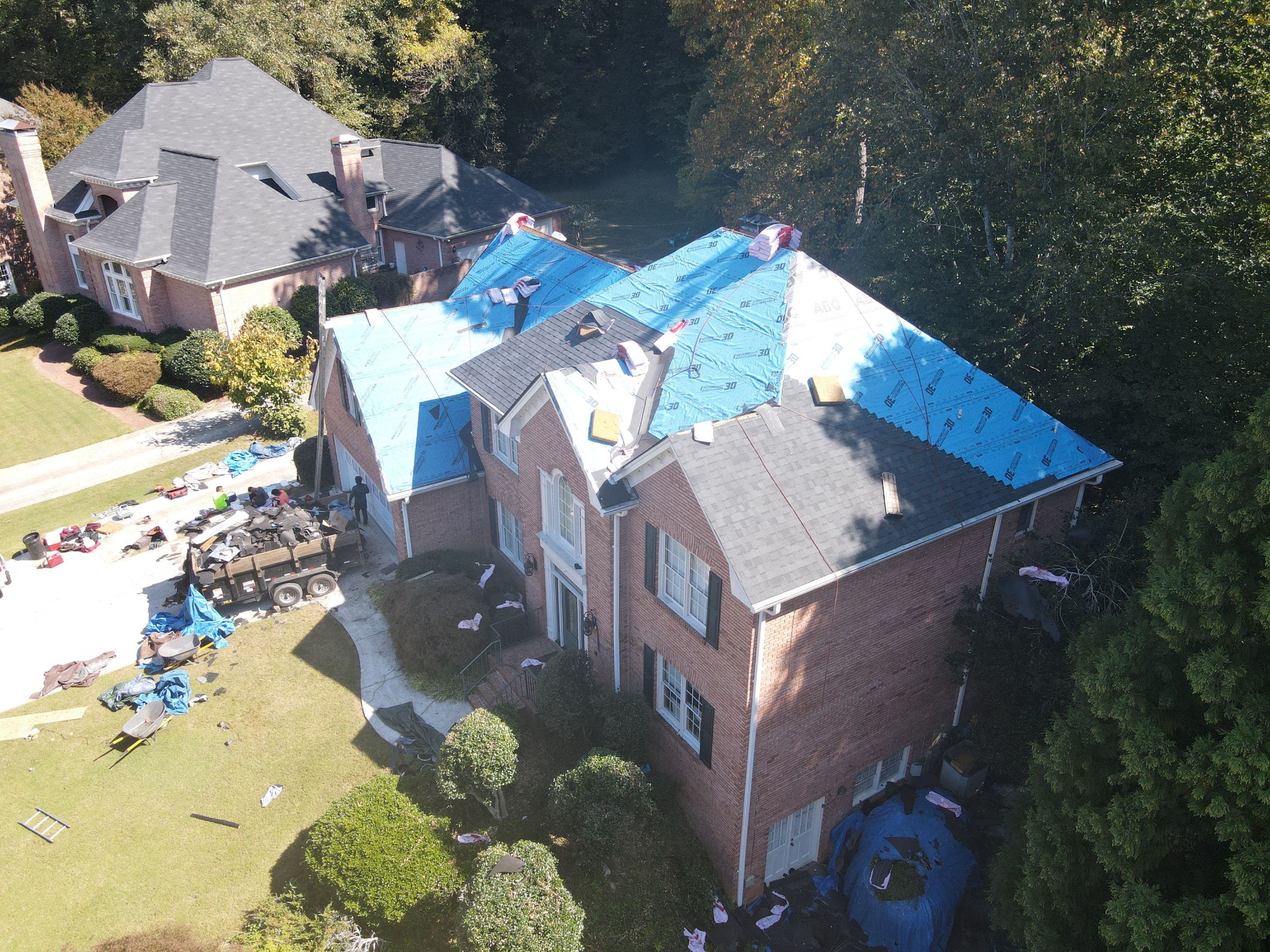 Residential Roofing Installation using Owens Corning by Inspector Roofing and Restoration