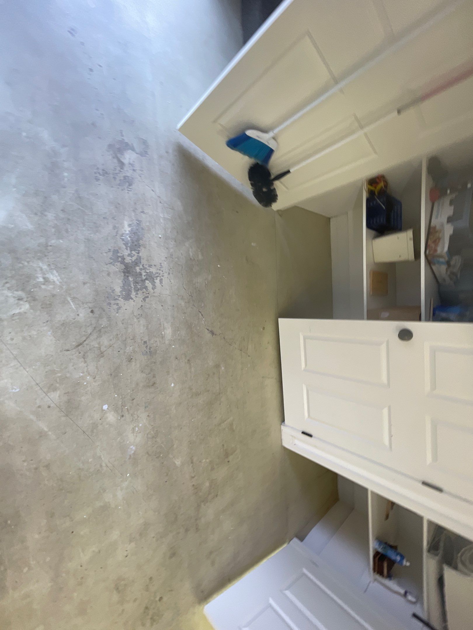 Garage Transformation using Driftwood Colorway by Croc Coatings, LLC