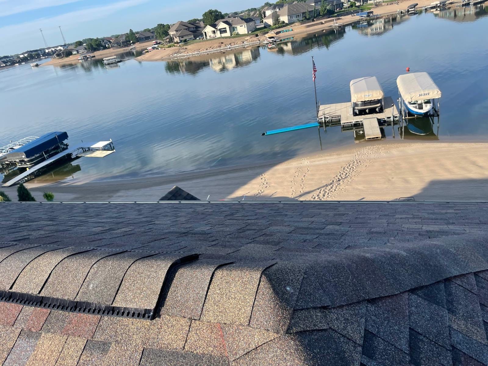 Residential Roofing Installation using Owens Corning Duration Summer Harvest by Lightning Exteriors