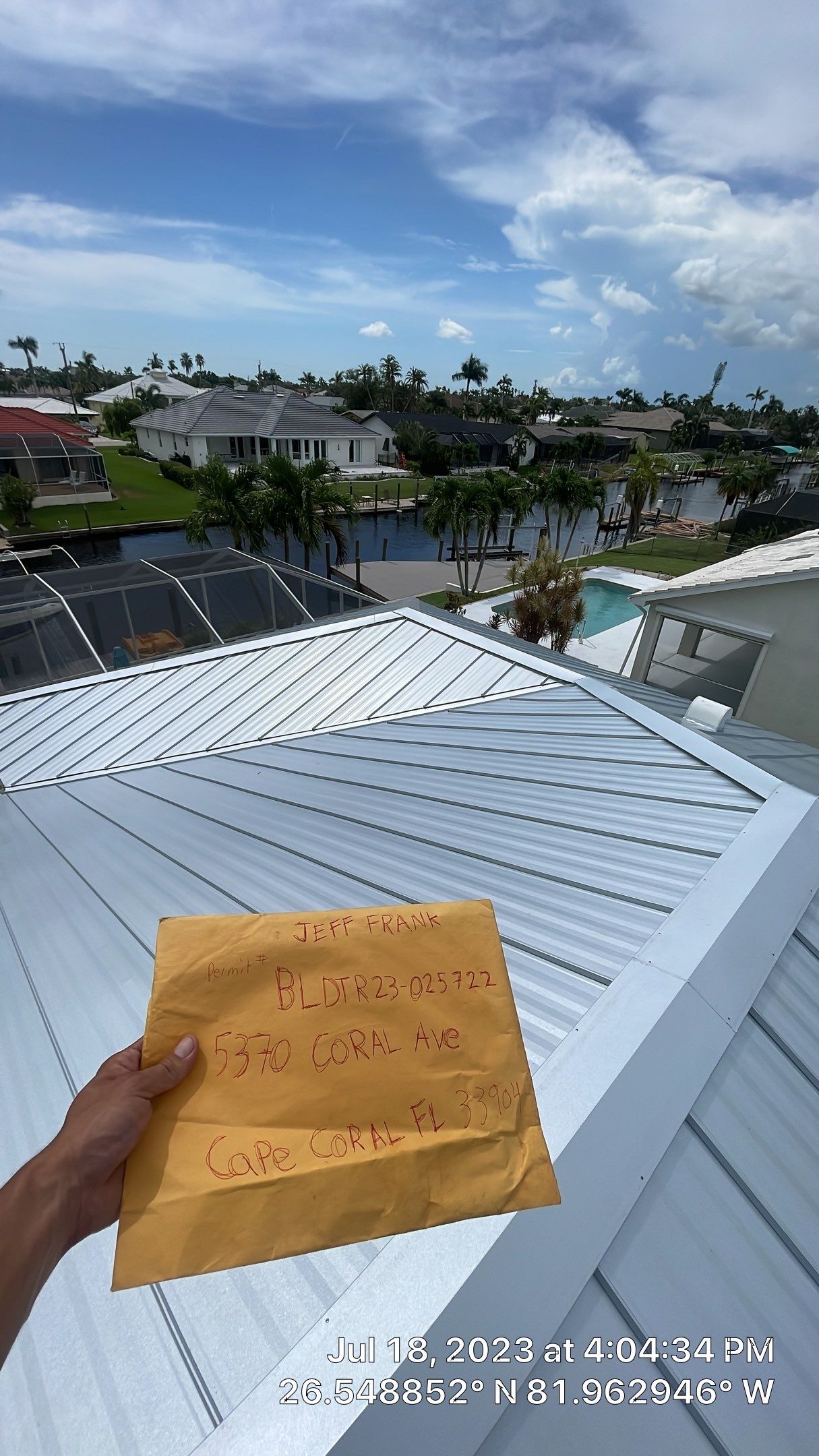 Residential Roofing Installation using Standing Seam Metal by Protek 